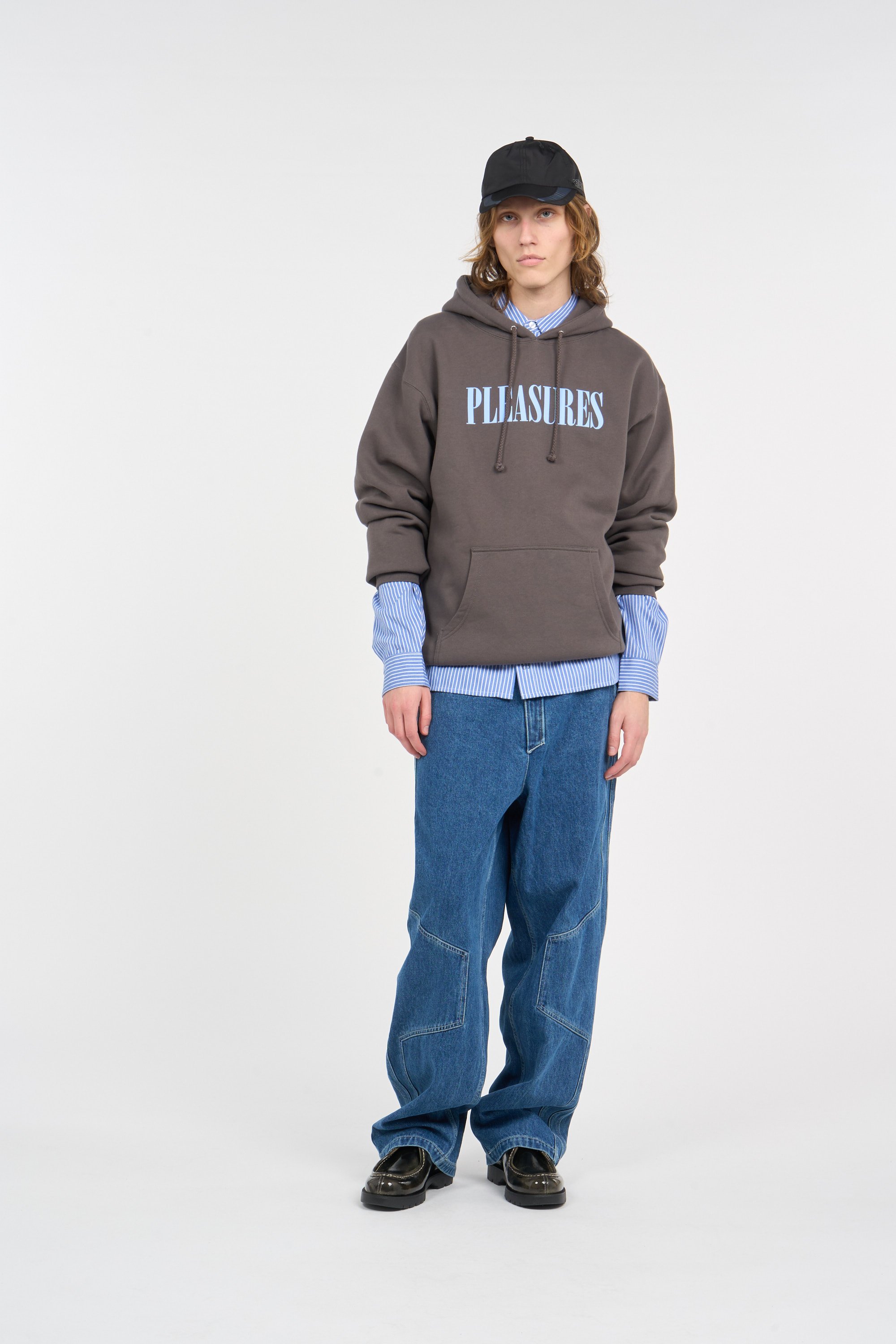 Hoodie PLEASURES Gris