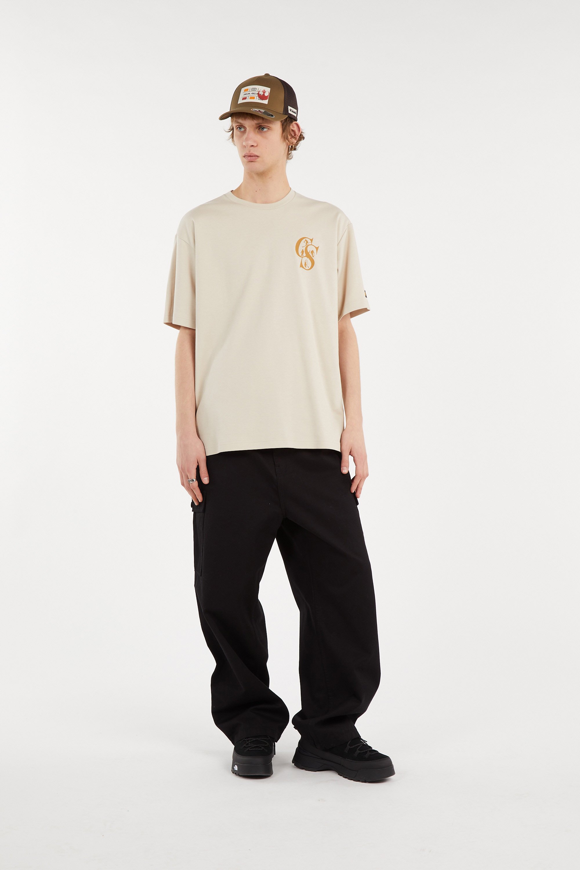 T-shirt CSC Heritage Graphic Tee Brown