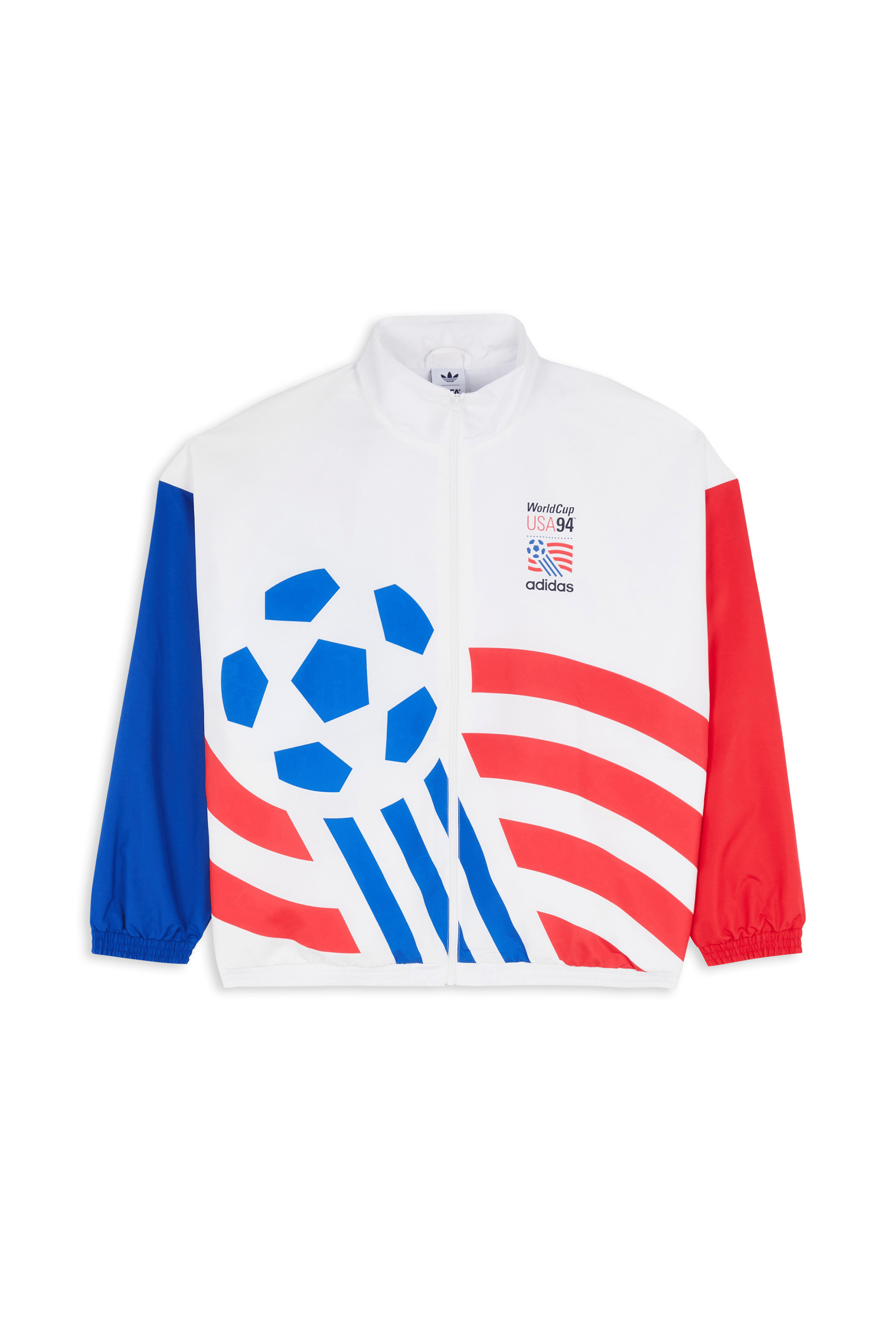Veste de survêtement  ADIDAS Blanc