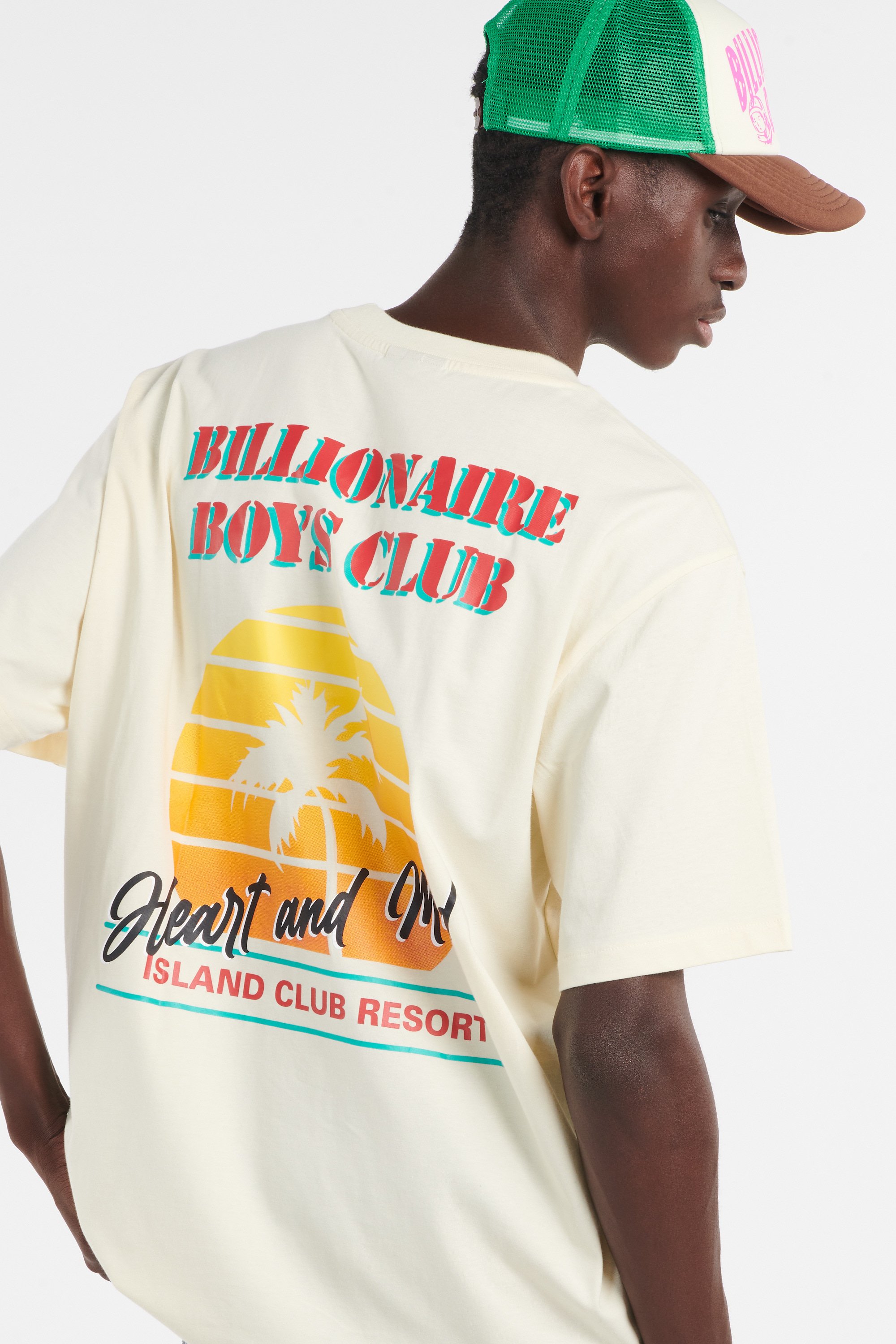 Regular-fit round-neck cotton T-shirt | Beige by BILLIONAIRE BOYS CLUB Regular-fit round-neck cotton T-shirt Beige