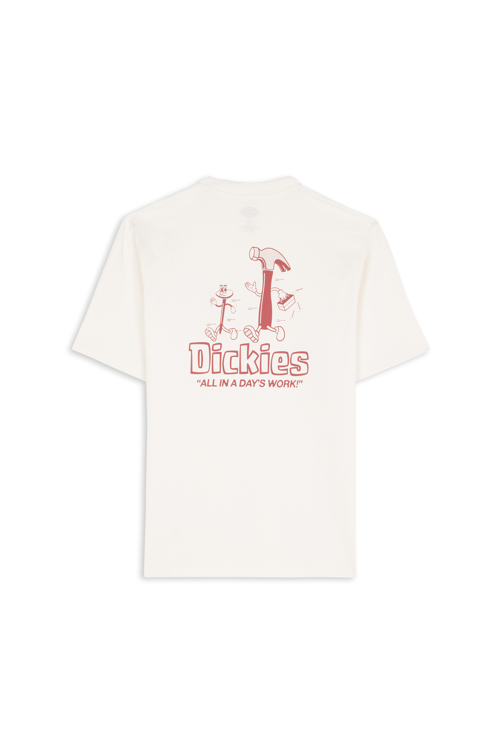 Regular-fit round-neck cotton T-shirt Beige