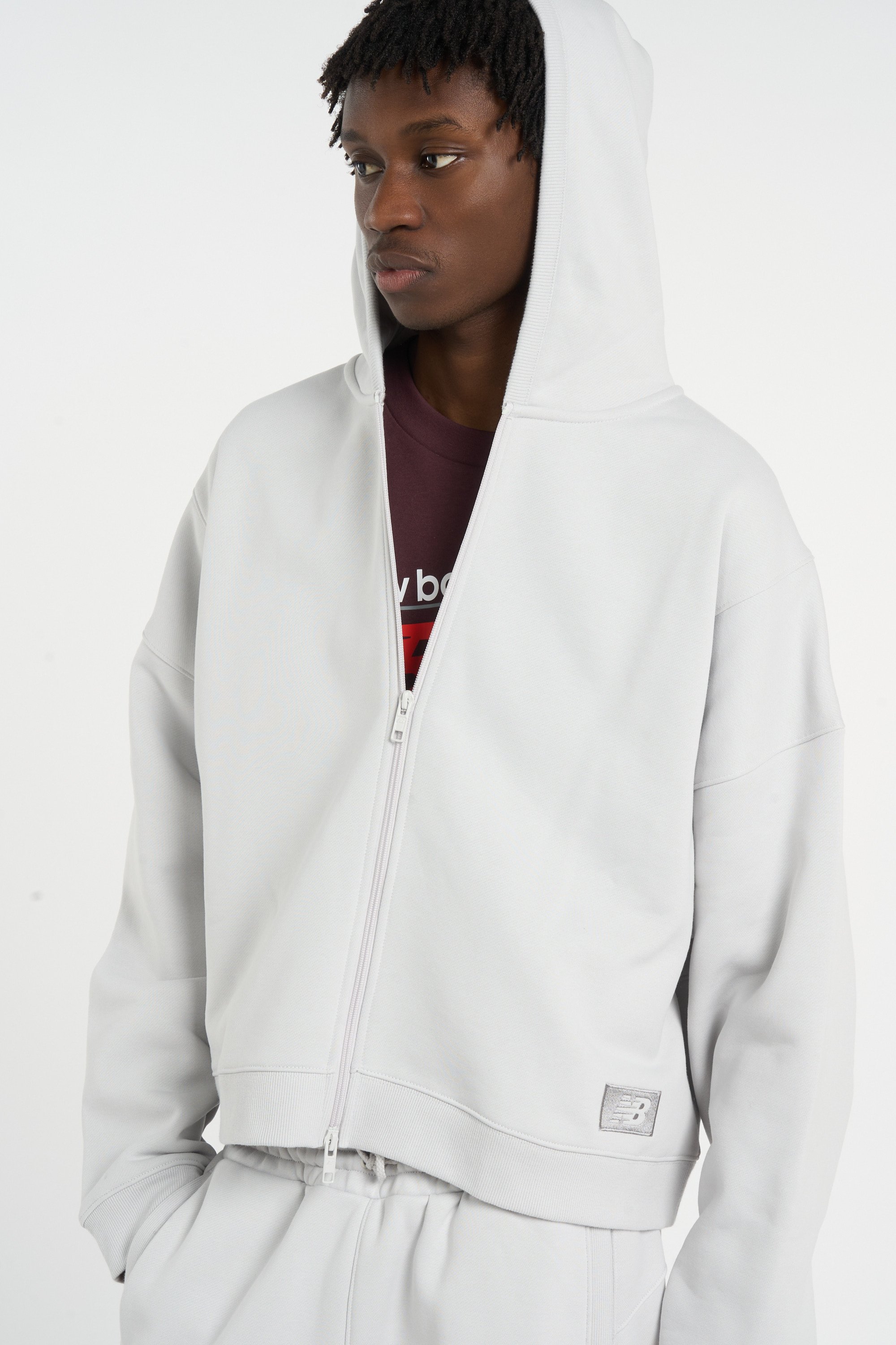 Sweat zippé  | Gris NEW BALANCE Homme