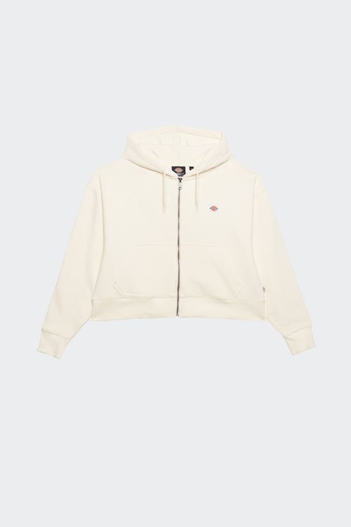 DICKIES Hoodie zippé Beige