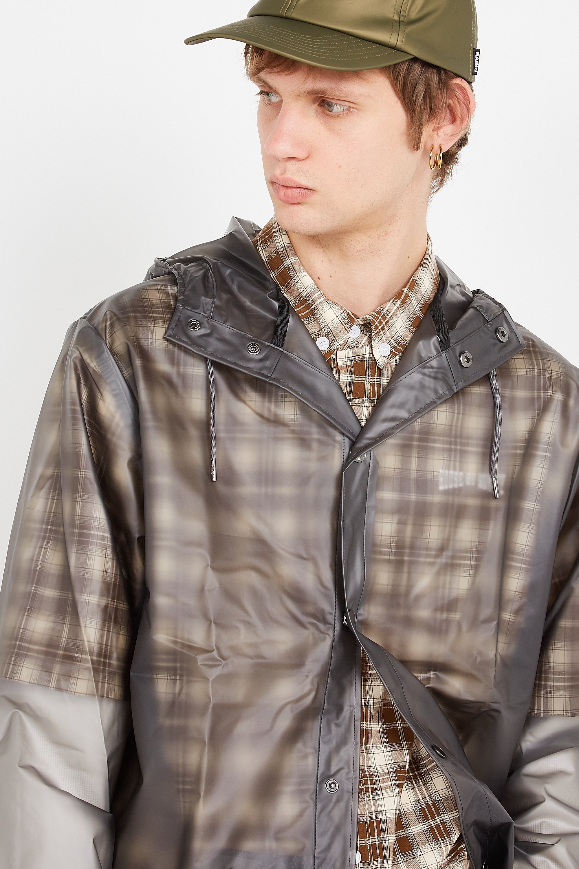 Parka Longer Jacket Grey Rains - Men | Citadium
