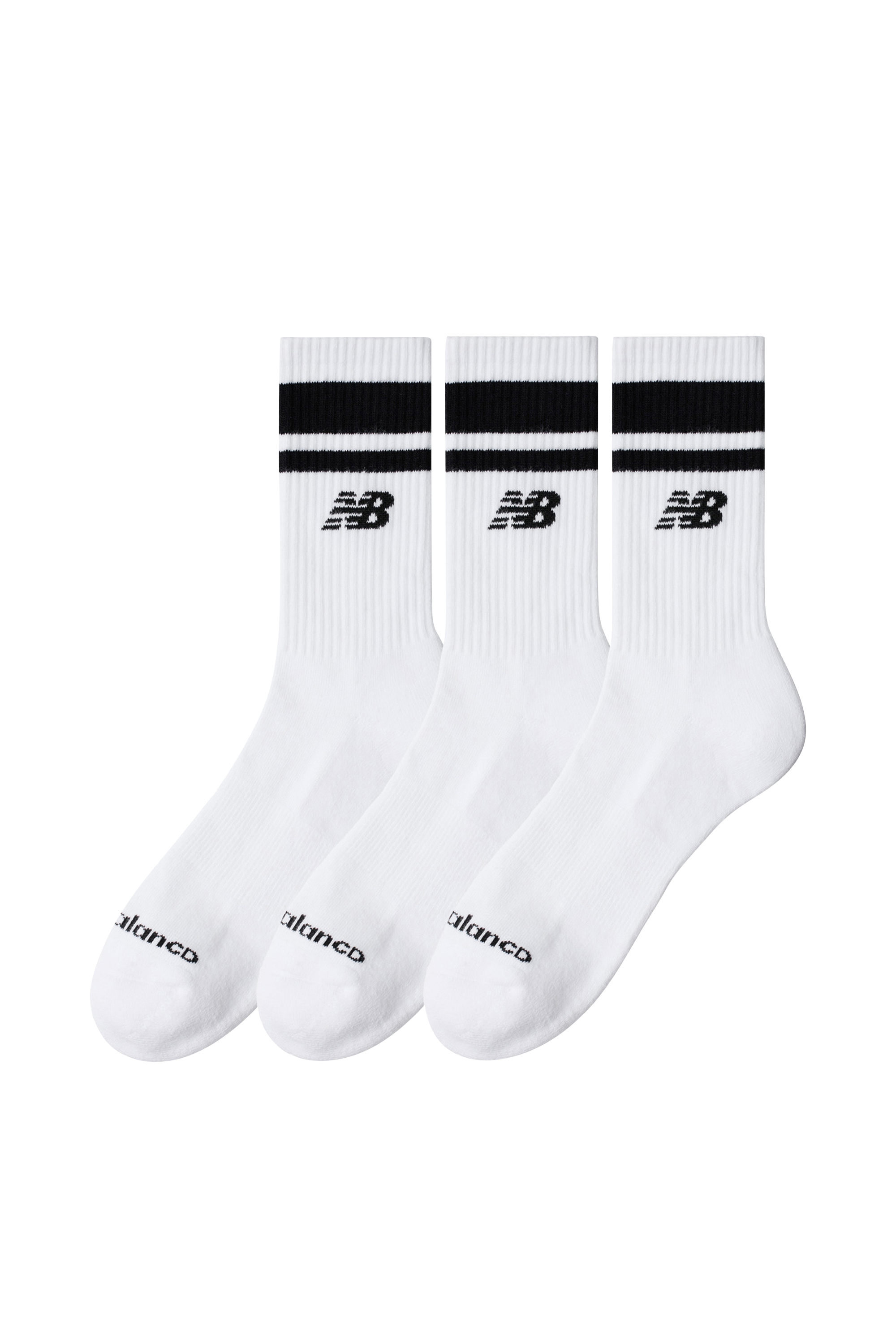 Lot de 3 paires de chaussettes Blanc