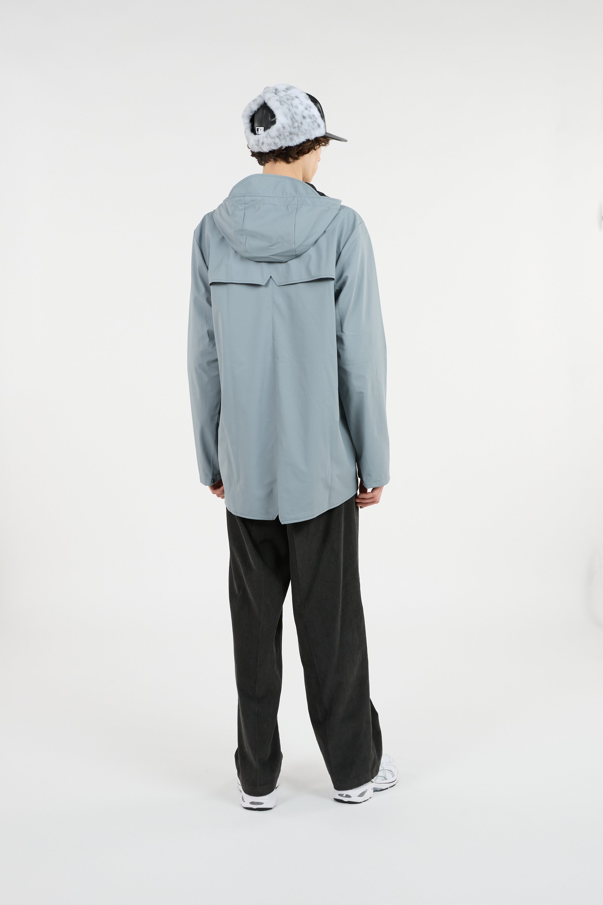 Coupe-vent imperméable à capuche Bleu