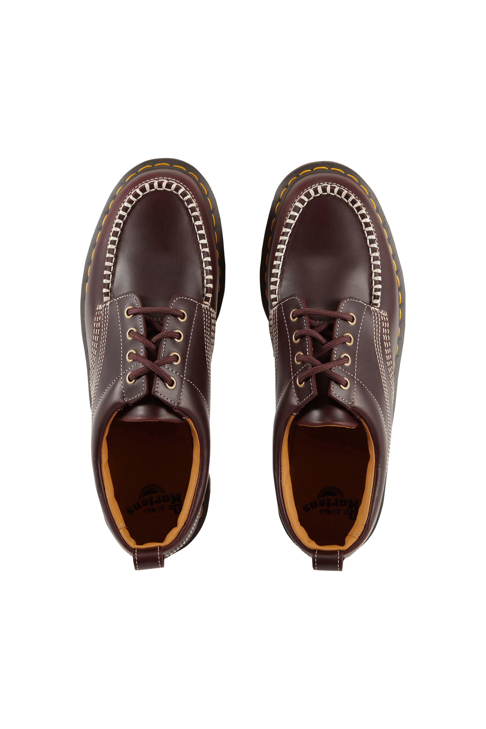 Derbies en cuir DR. MARTENS Rouge