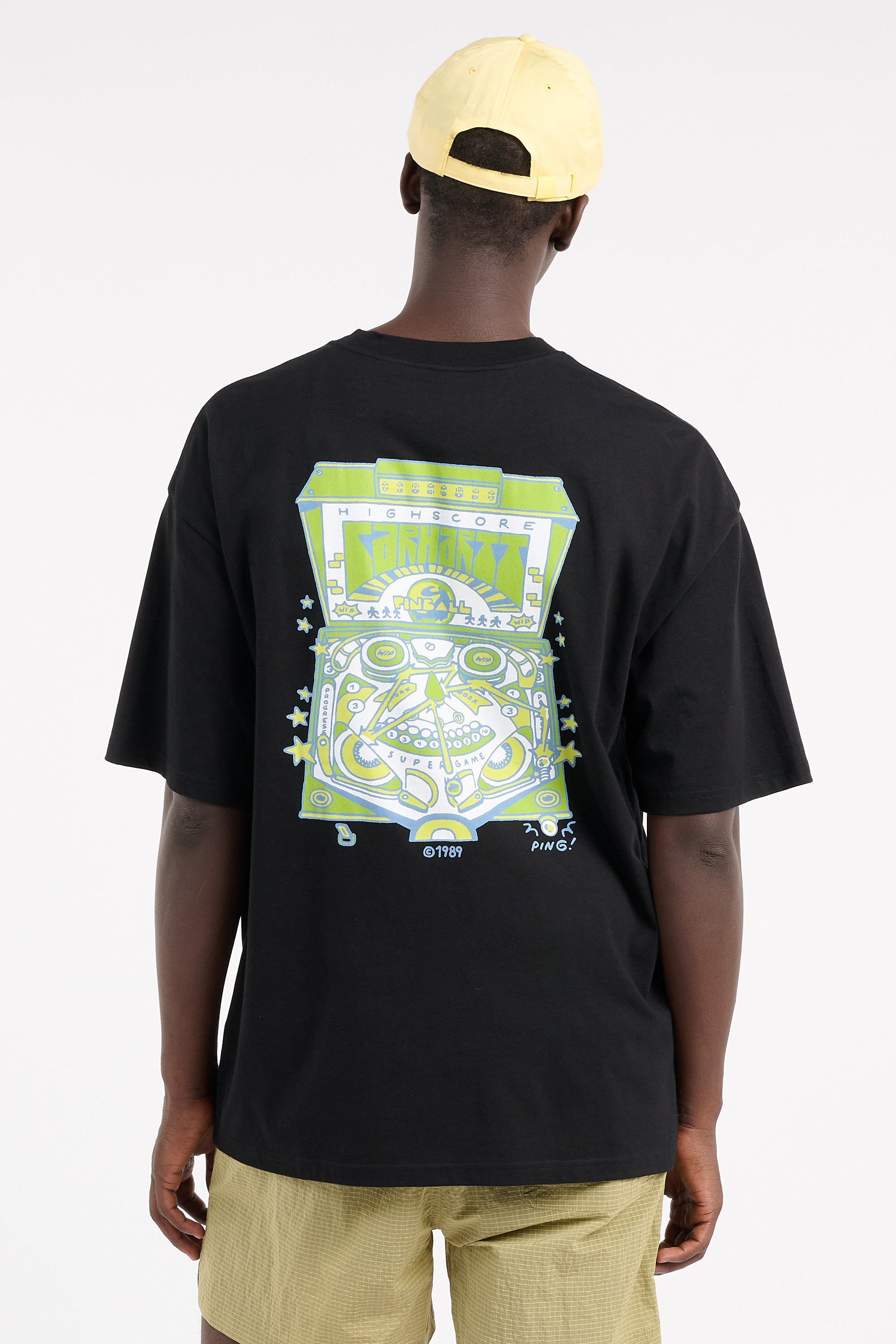 Regular-fit round-neck cotton T-shirt | Black CARHARTT WIP Men