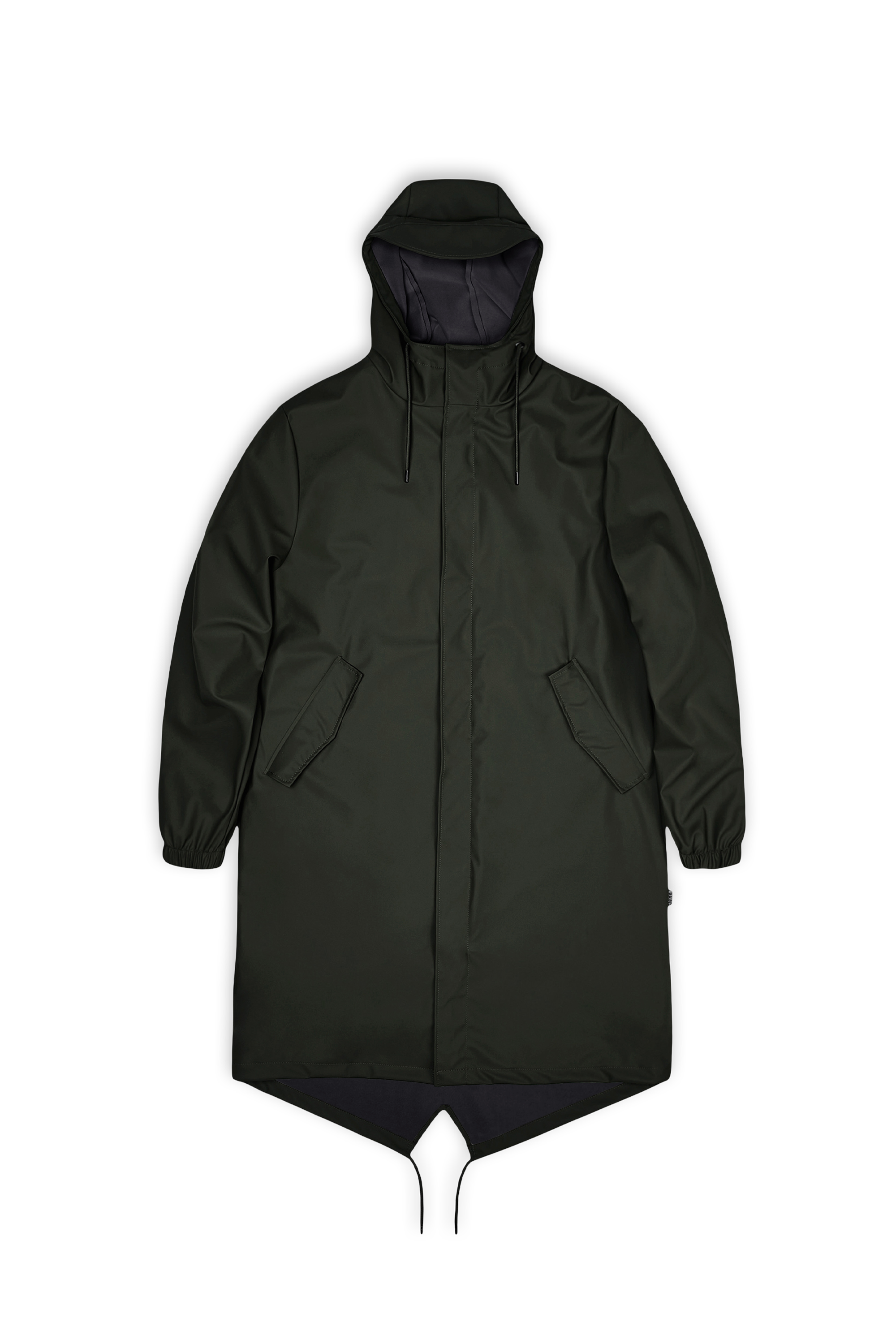 Imperméable à capuche Vert
