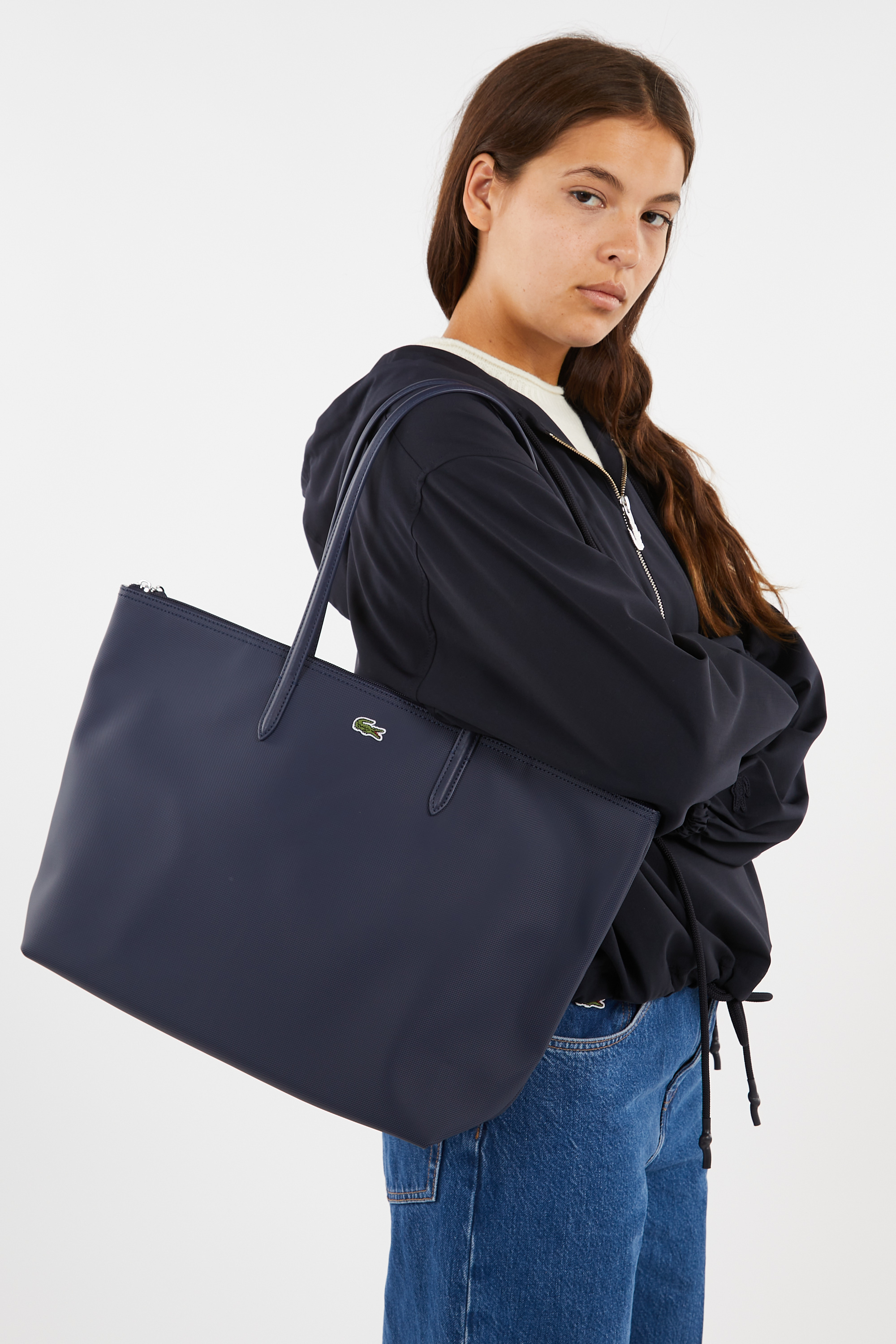Sac shopping Bleu