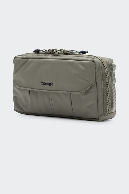 TOPOLOGIE Pochette Kaki