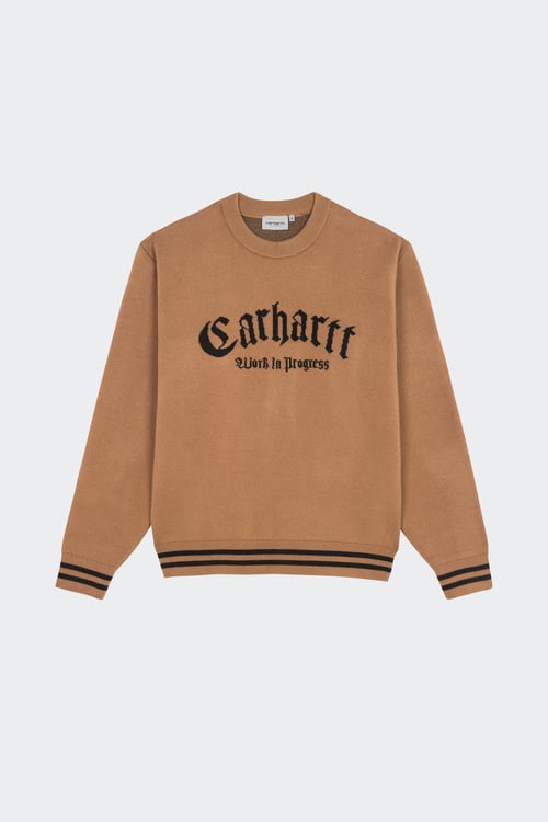 Pull carhartt marron sale