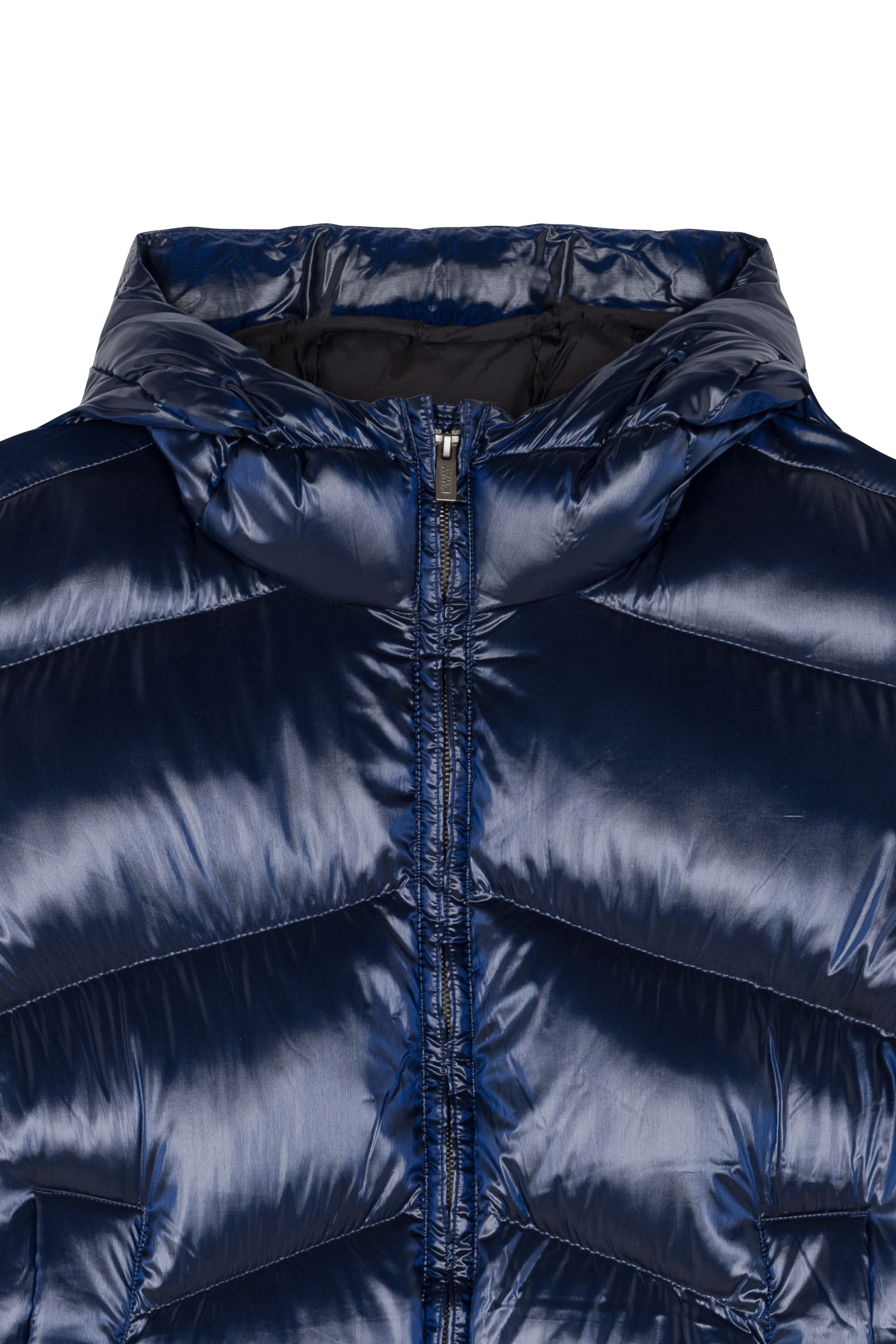 Lightweight quilted padded jacket with high neck K-WAY Blue