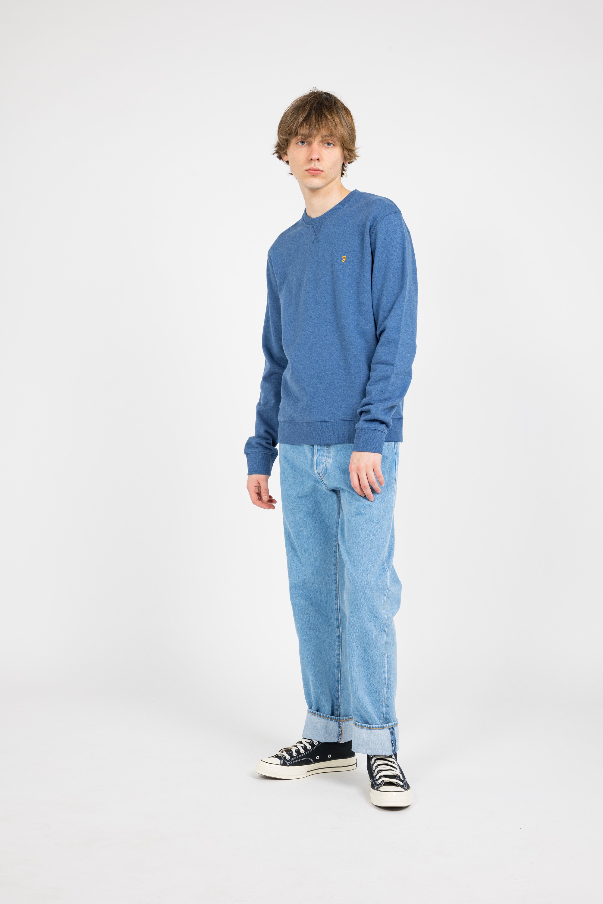 sweatshirt | Blue by FARAH sweatshirt Blue