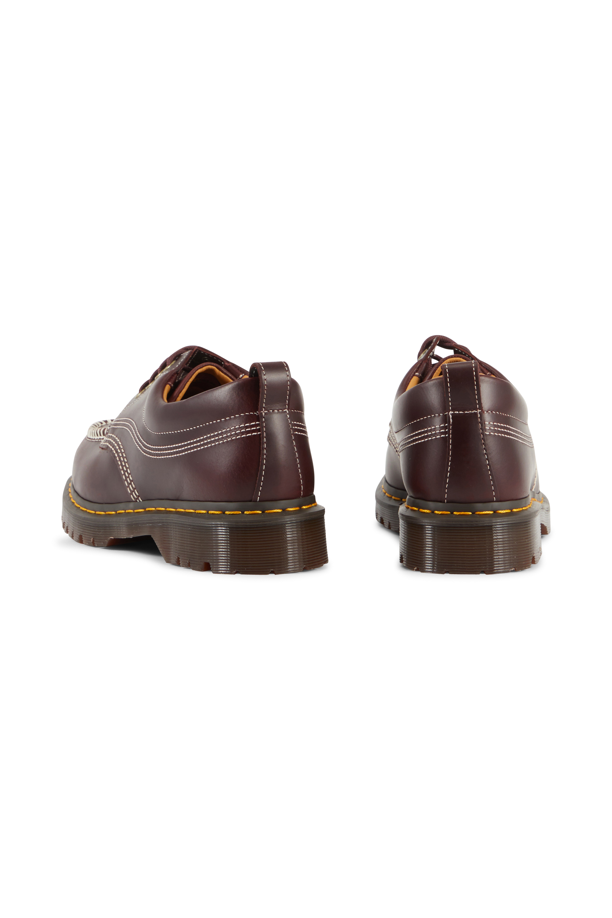 Derbies en cuir Rouge