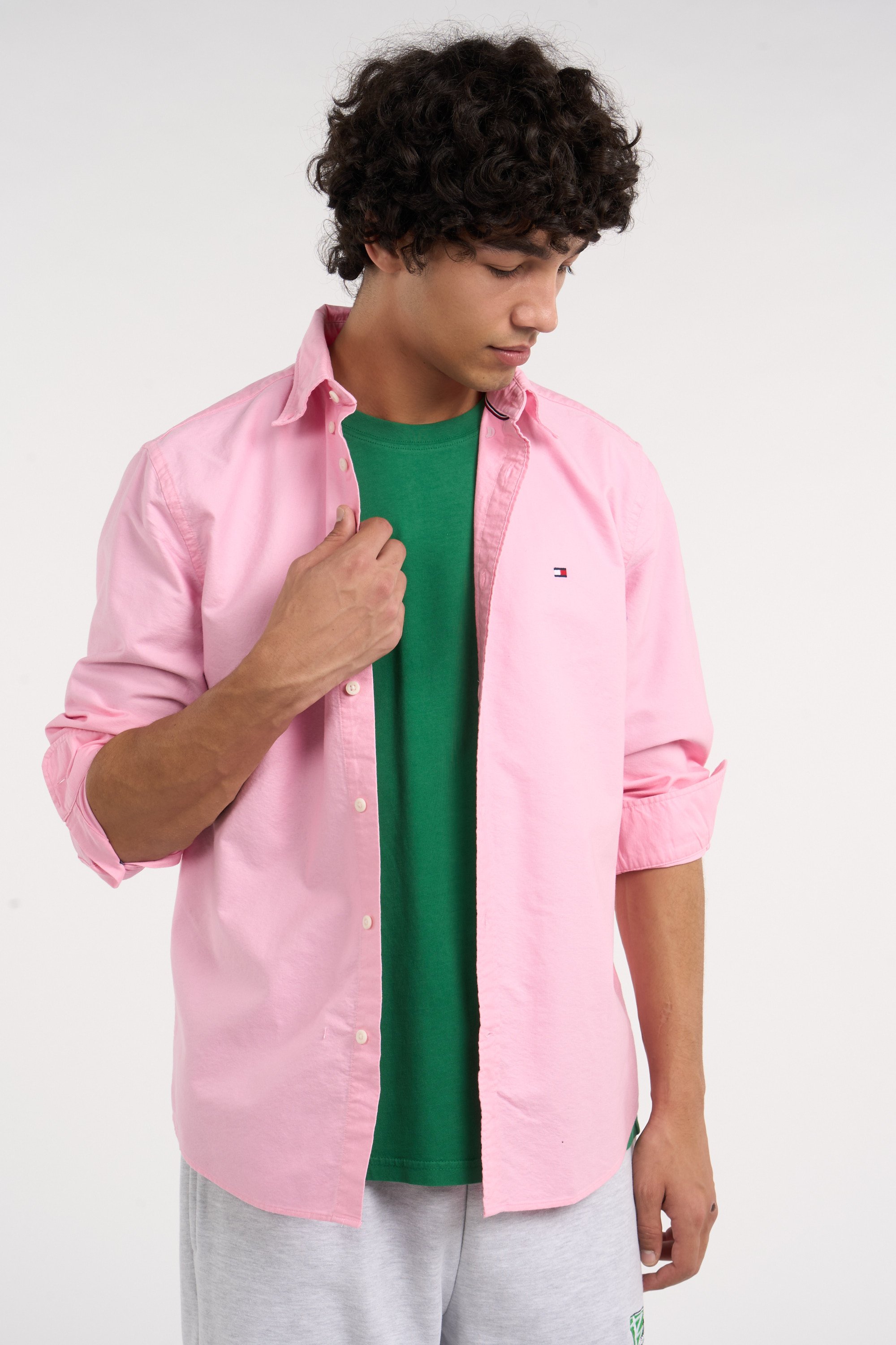 Chemise | Rose TOMMY JEANS Homme