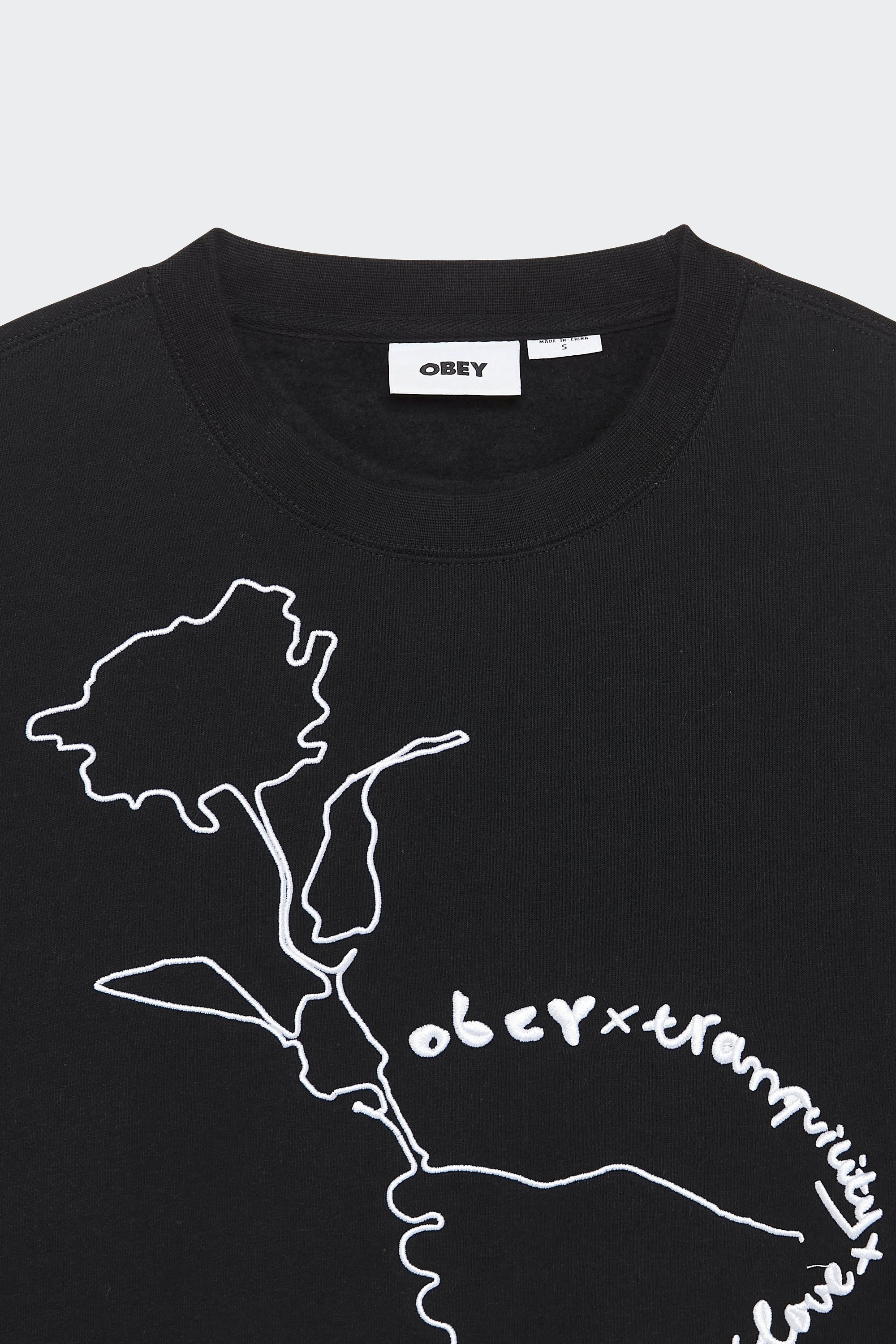 Sweatshirt | Black by OBEY Sweatshirt Black