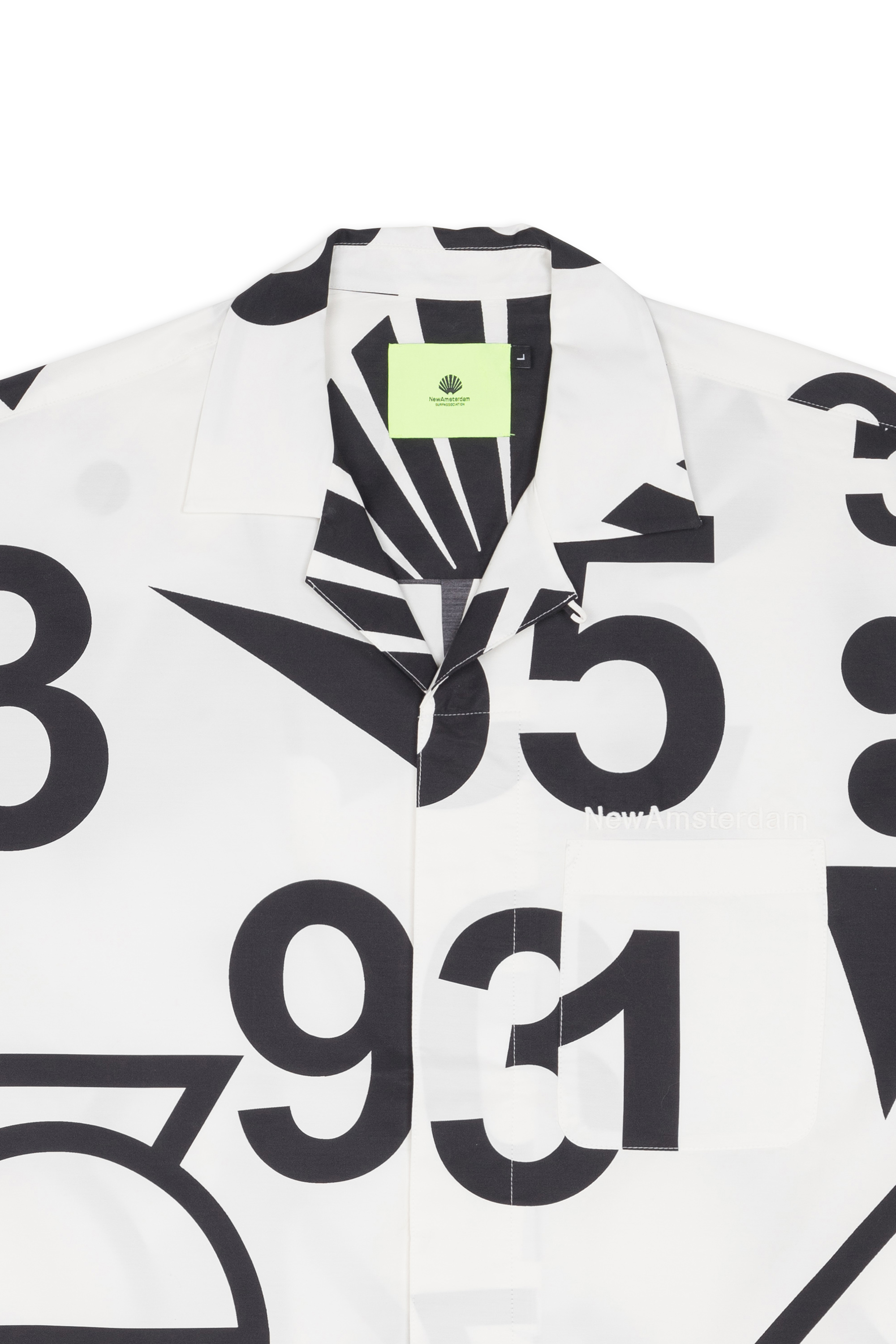 Chemise NEW AMSTERDAM SURF ASSOCIATION Blanc
