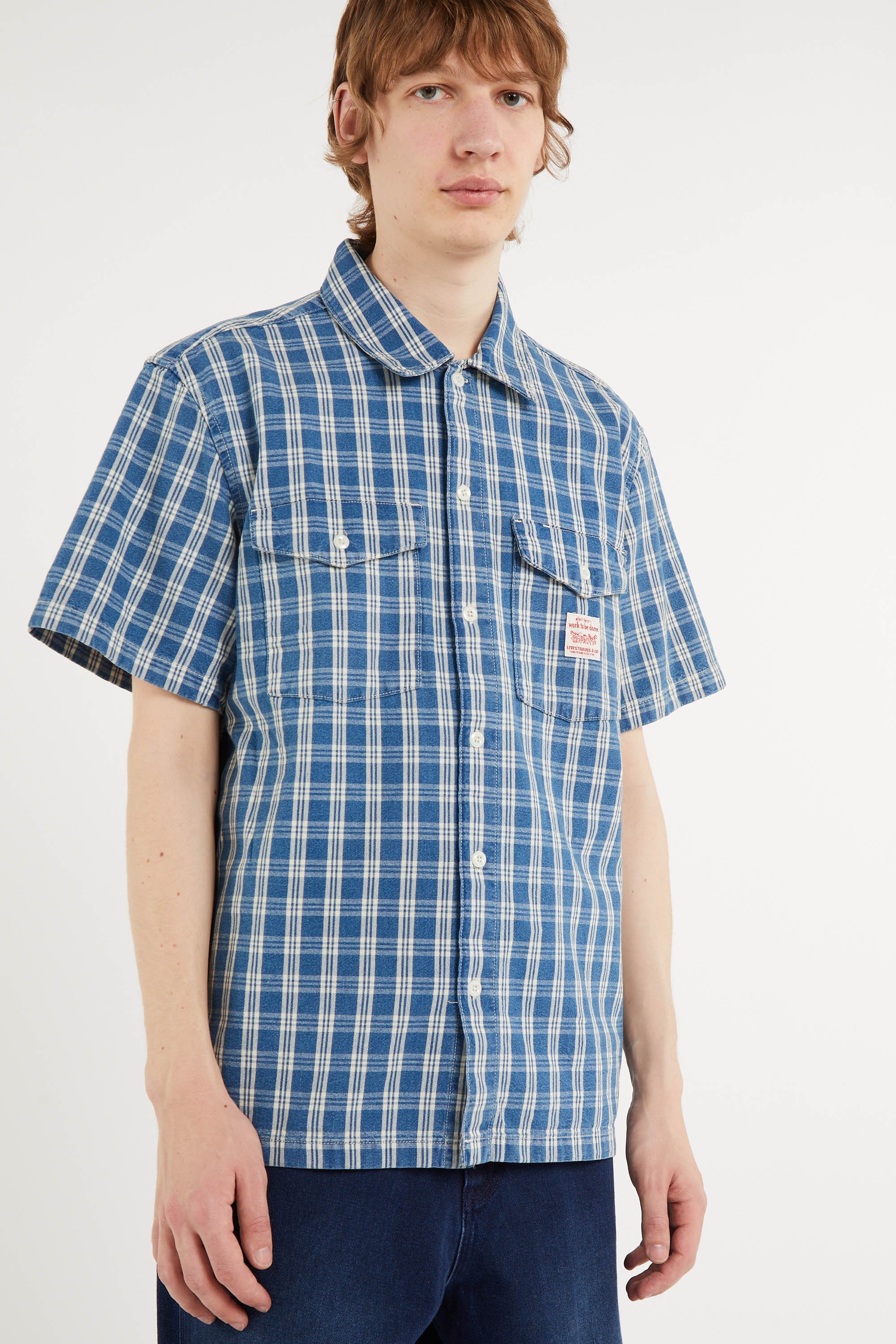 Chemise oversize en coton | Bleu LEVI'S Homme
