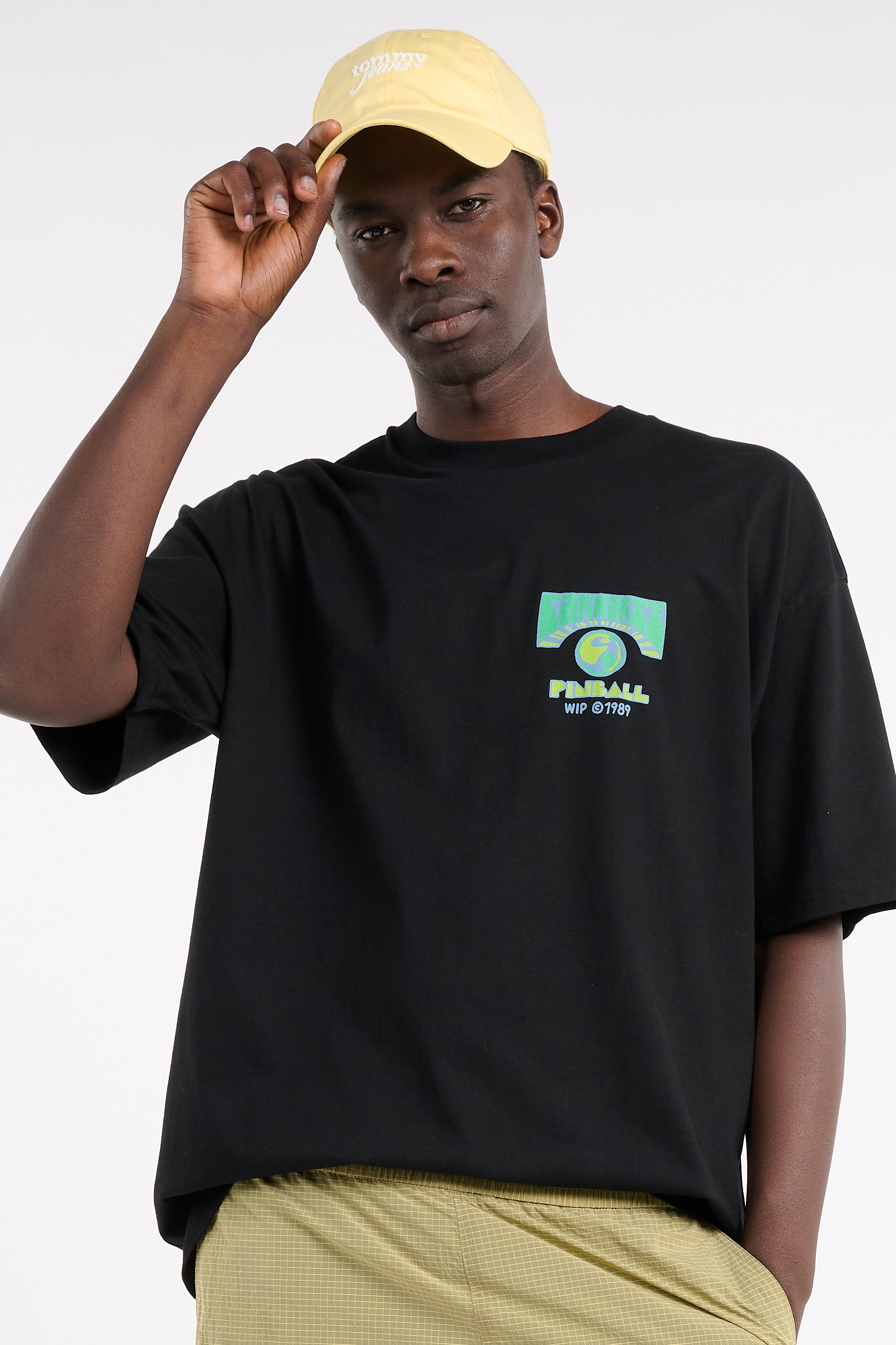 Regular-fit round-neck cotton T-shirt | Black CARHARTT WIP Men