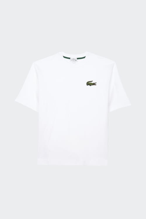 T shirt blanc lacoste homme best sale