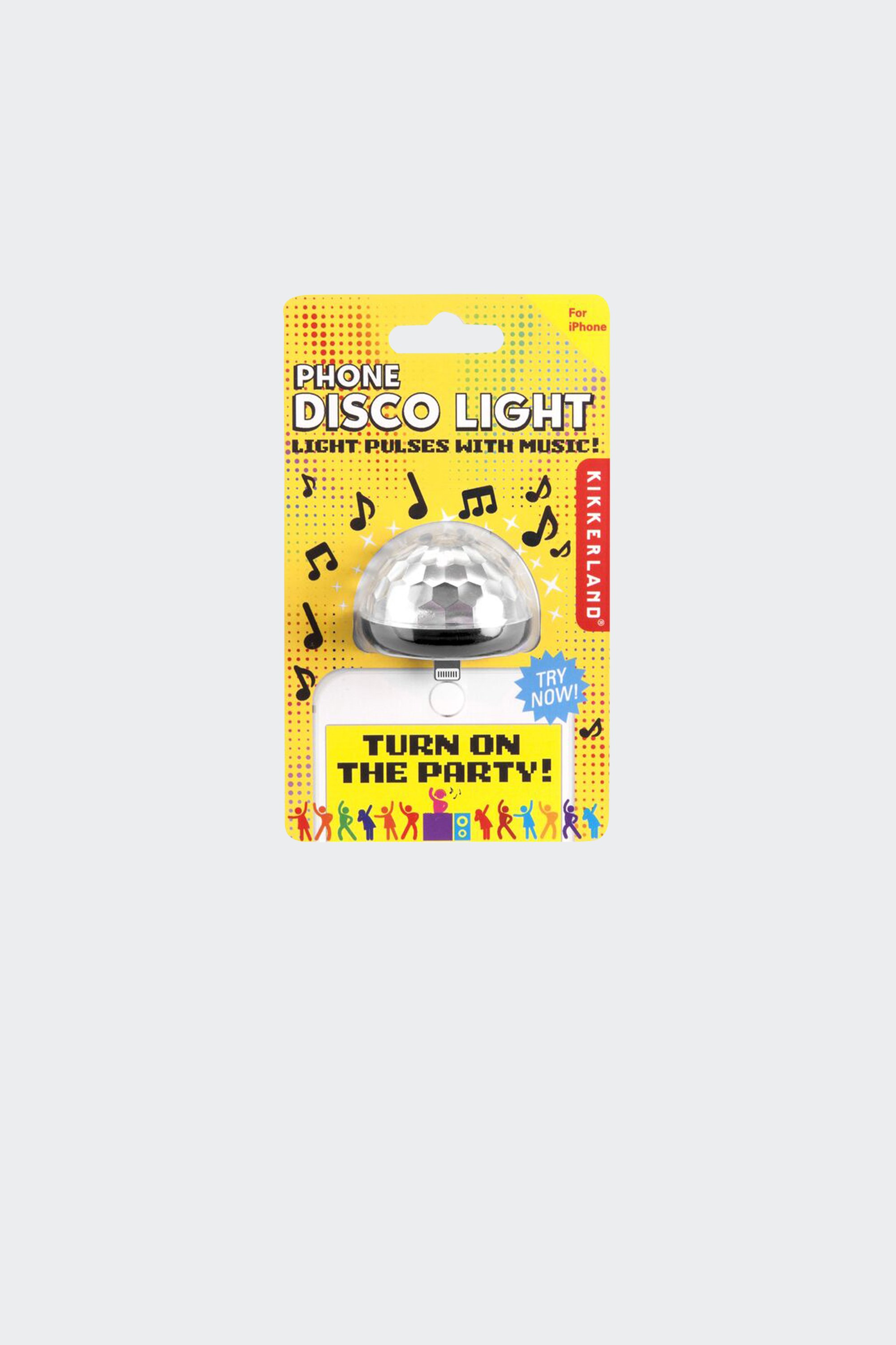 Disco lamp for iPhone | Black by KIKKERLAND Disco lamp for iPhone Black