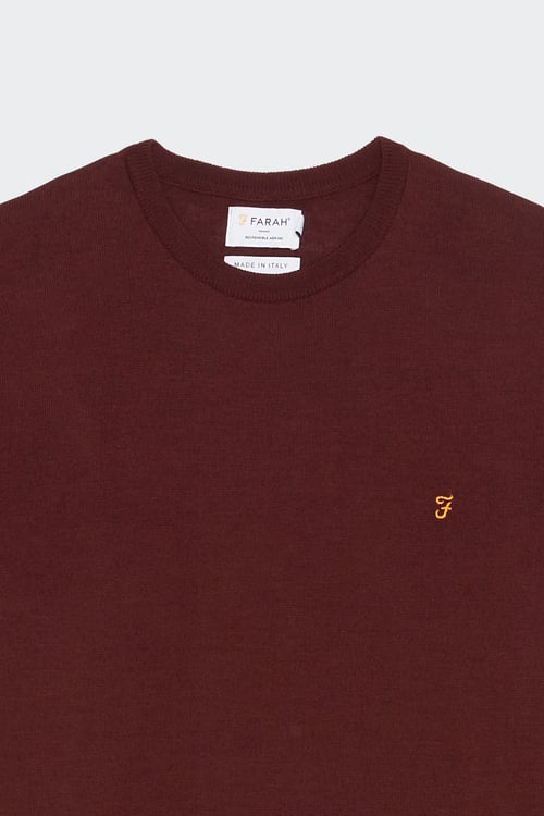 FARAH Pull Rouge