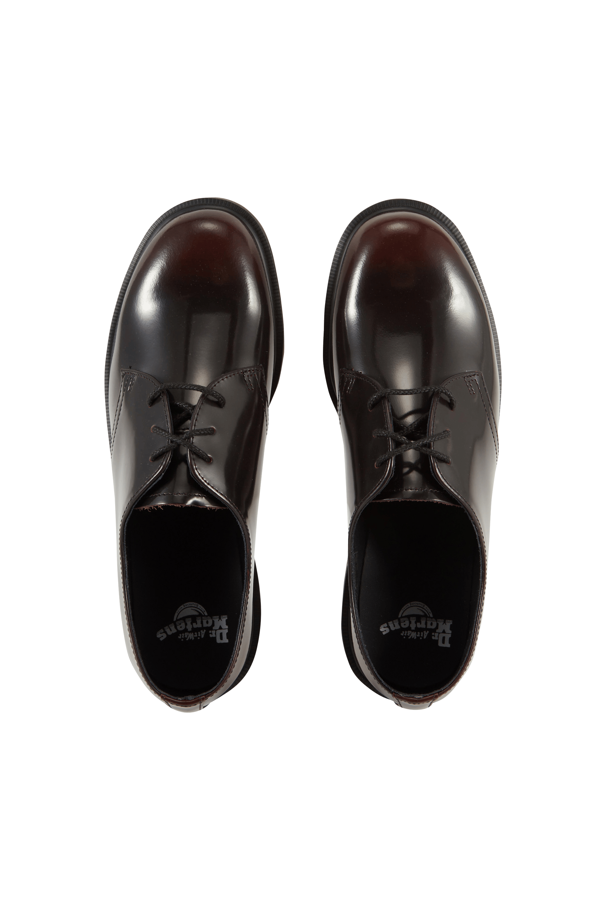 Mocassins en cuir DR. MARTENS Rouge