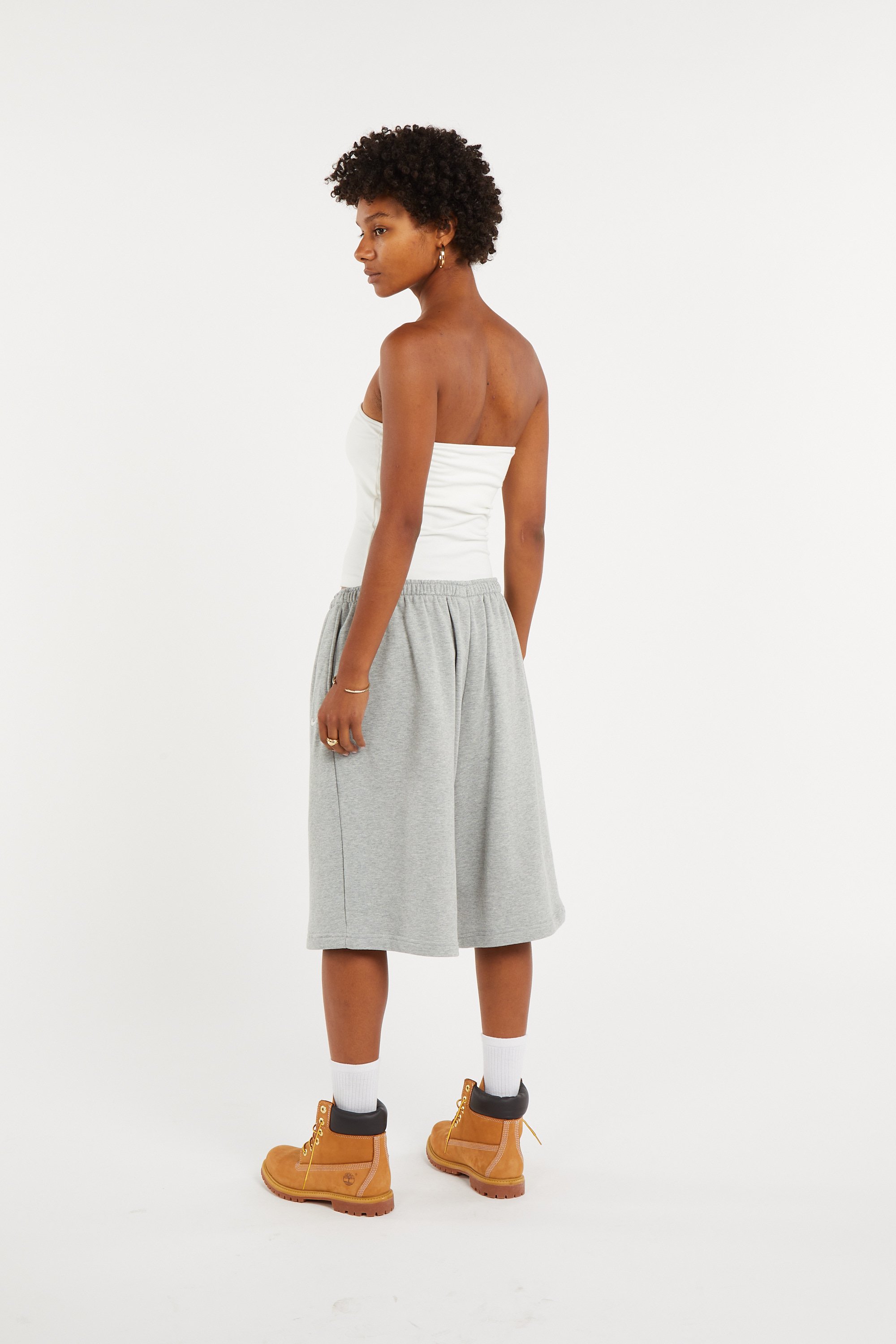 Cotton Bermuda shorts | Grey NIKE Women