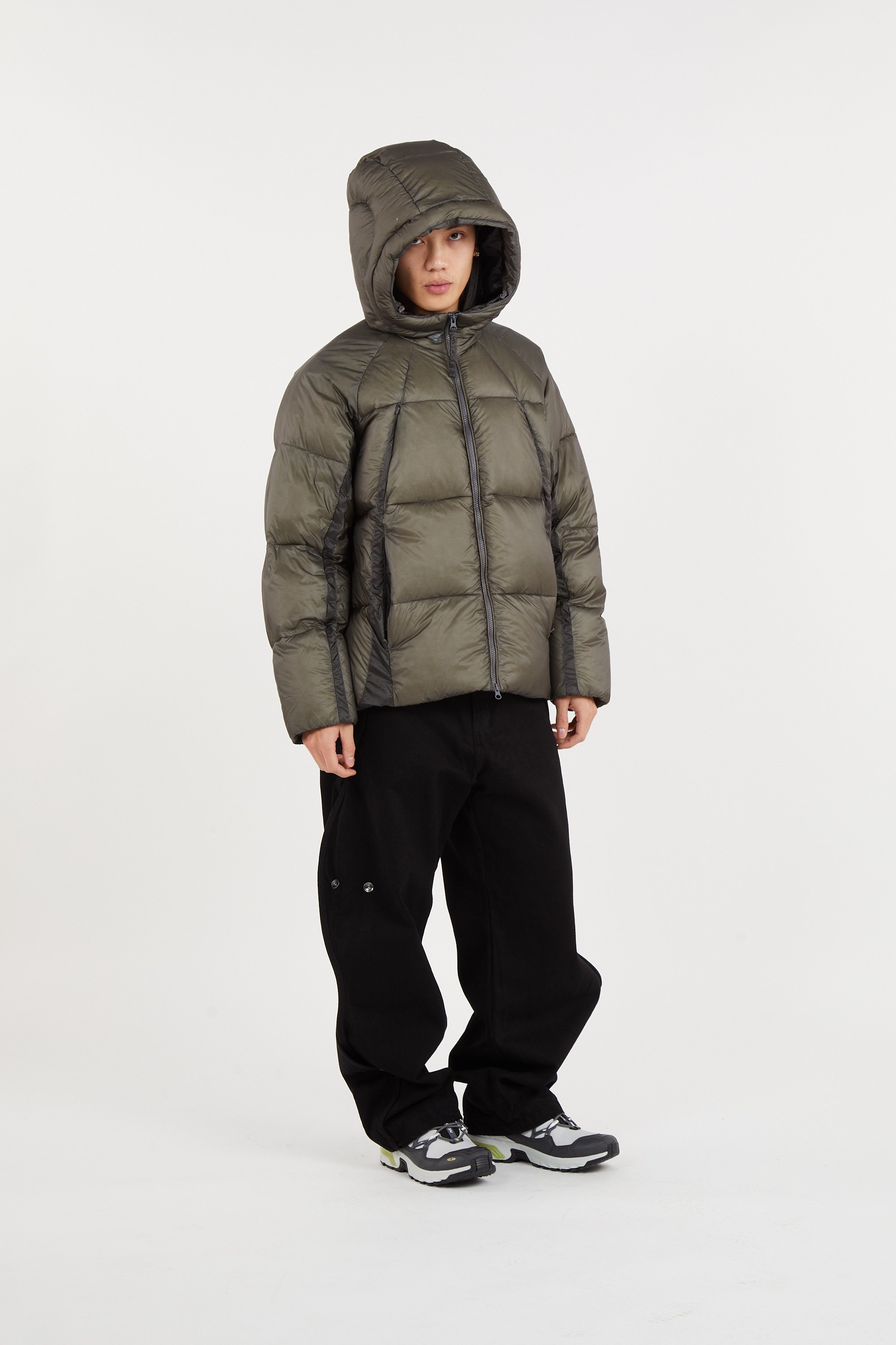 Lightweight quilted padded jacket with high neck SAN SAN GEAR Black