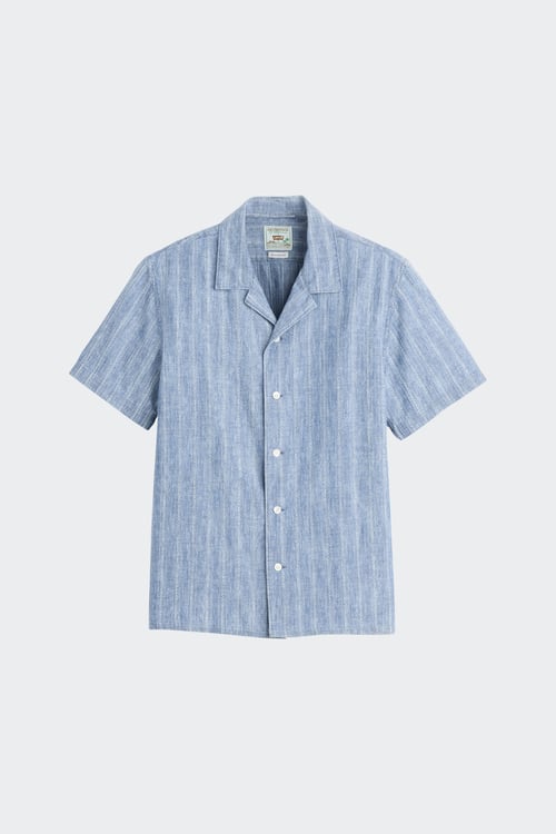 Chemise oversize en coton - Taille S Bleu