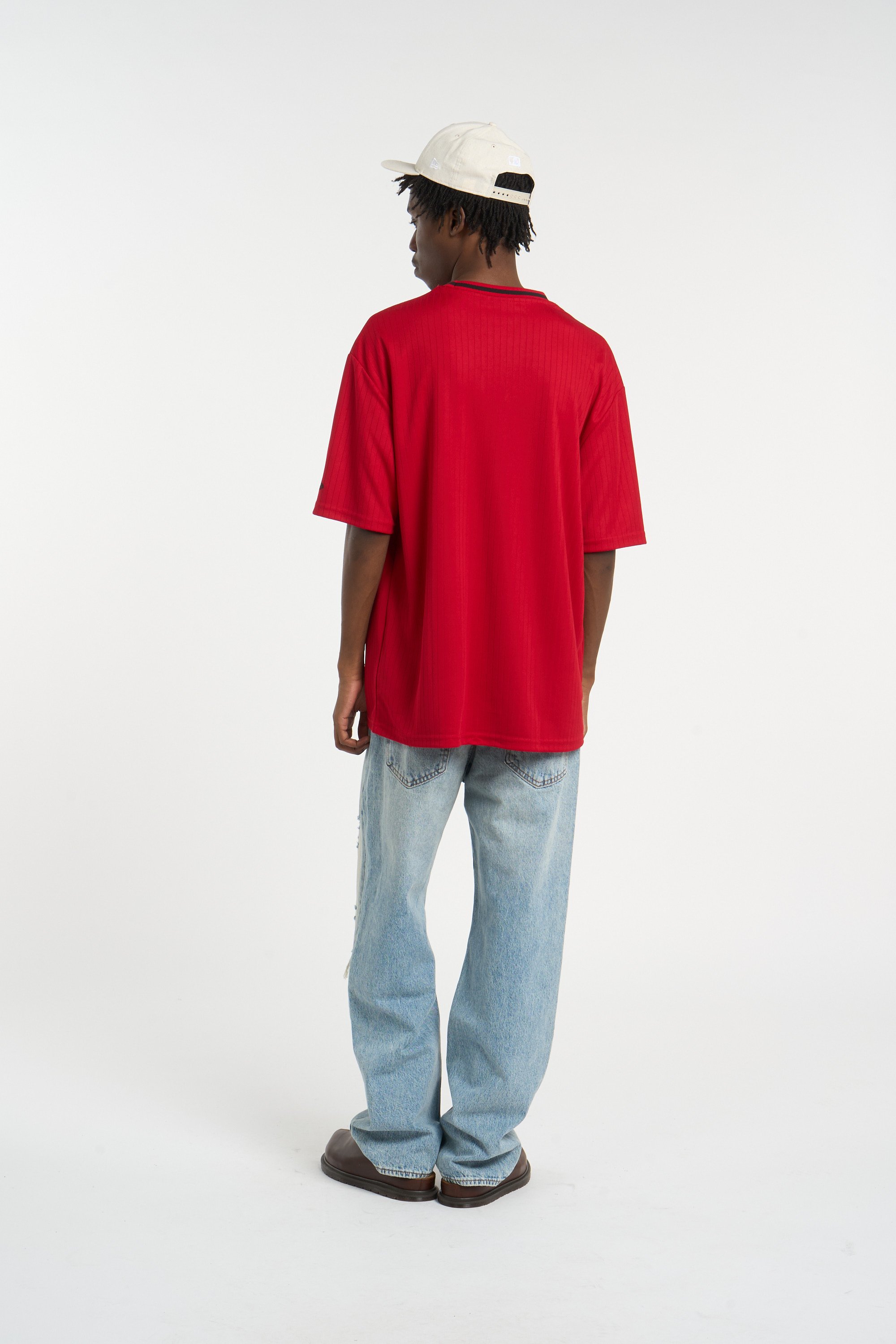 Regular-fit round-neck cotton T-shirt | White NEW ERA Men