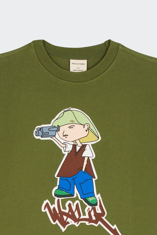 WALK IN PARIS T-shirt Vert