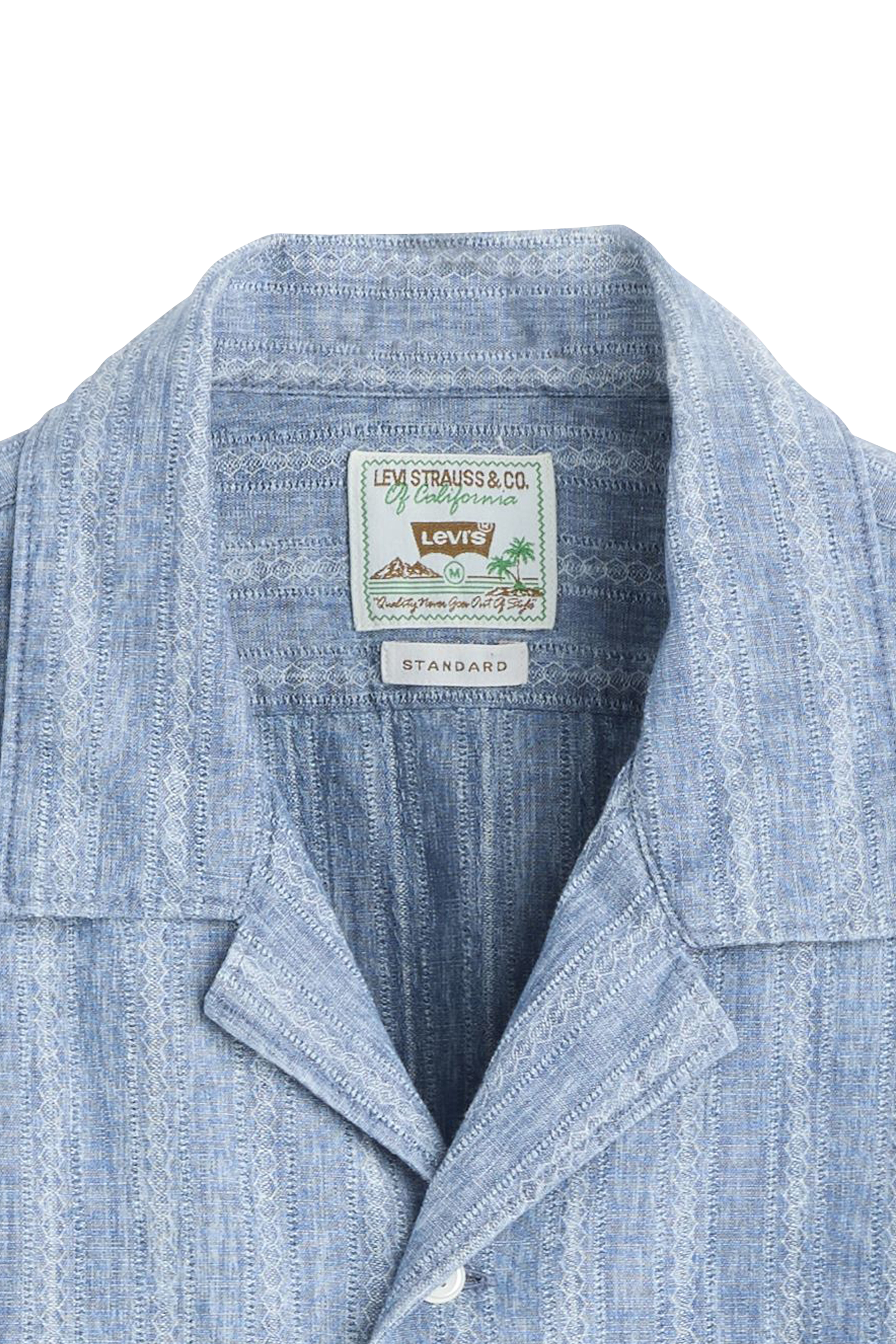 Chemise oversize en coton Bleu