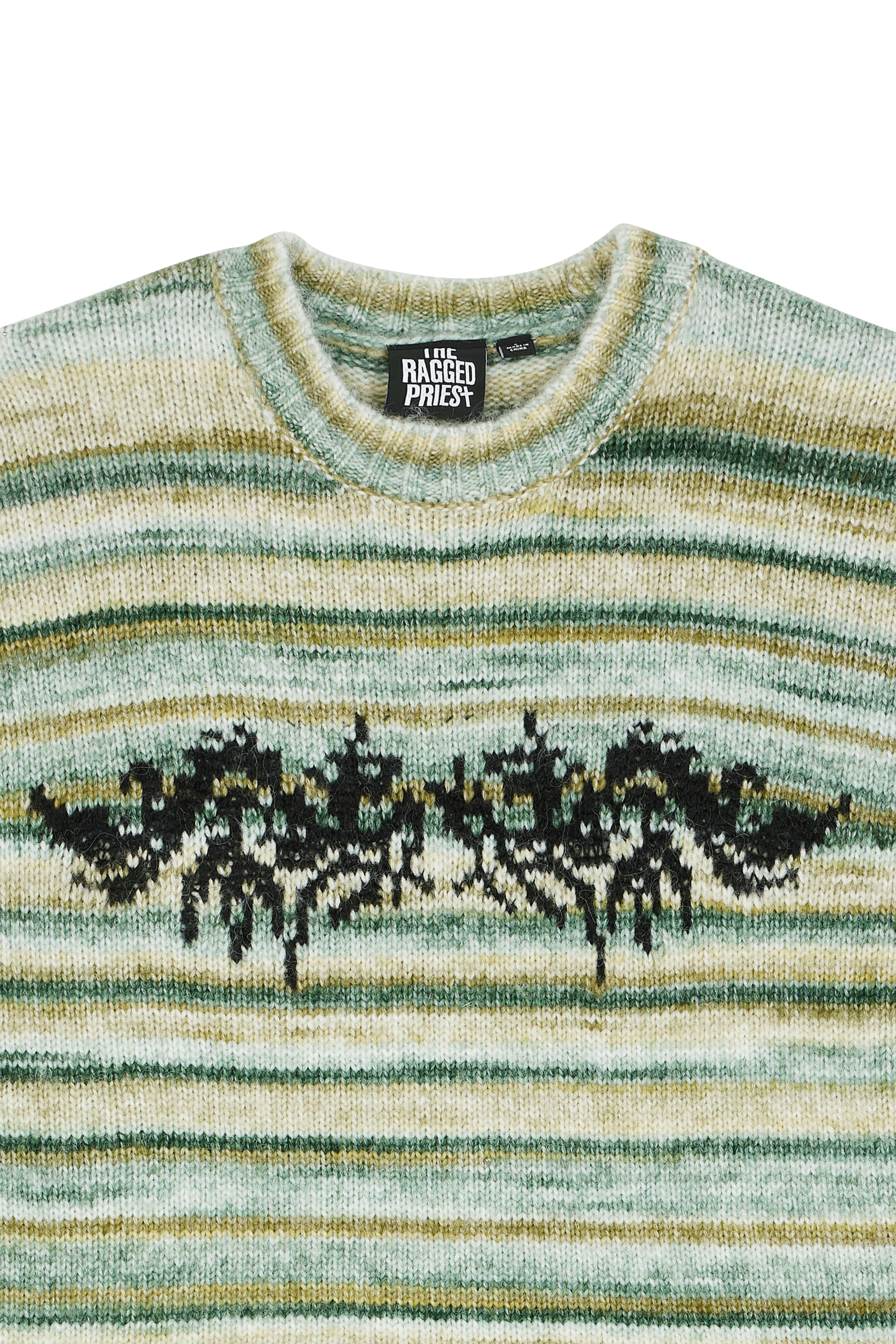 Sweater RAGGED PRIEST Green