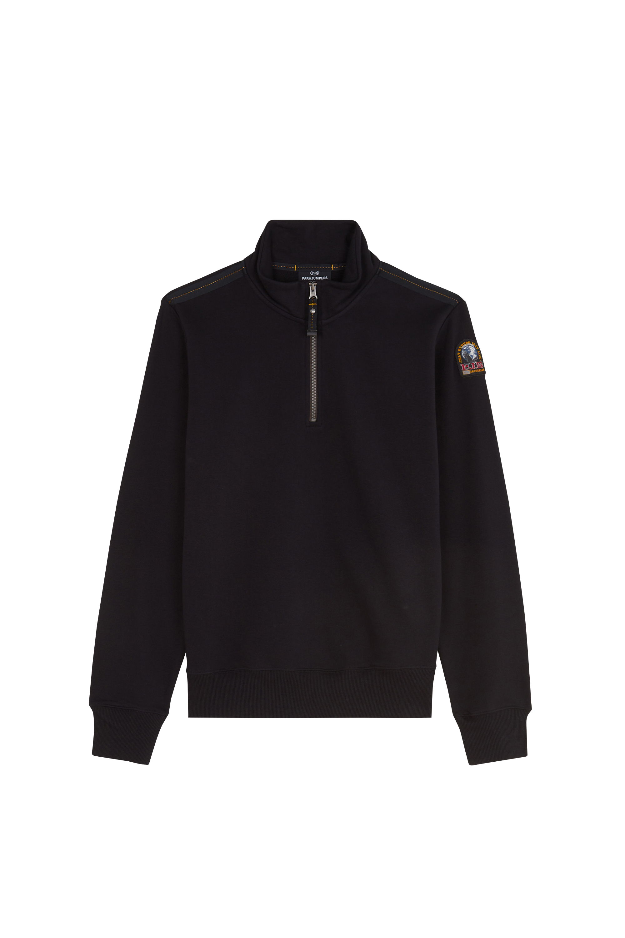 Quarter zip PARAJUMPERS Black