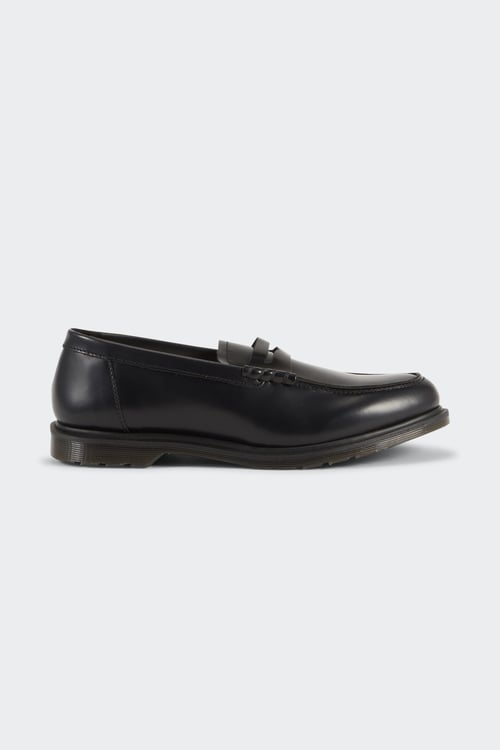 DR MARTENS - Mocassins en cuir - Taille 45 Noir