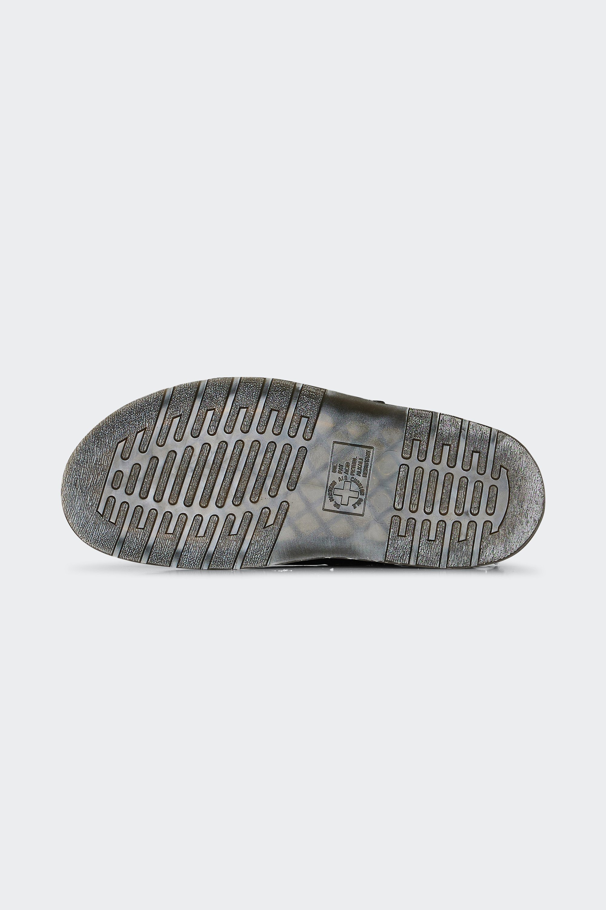 Flat furry sheepskin sandals | Black by DR. MARTENS Flat furry sheepskin sandals Black