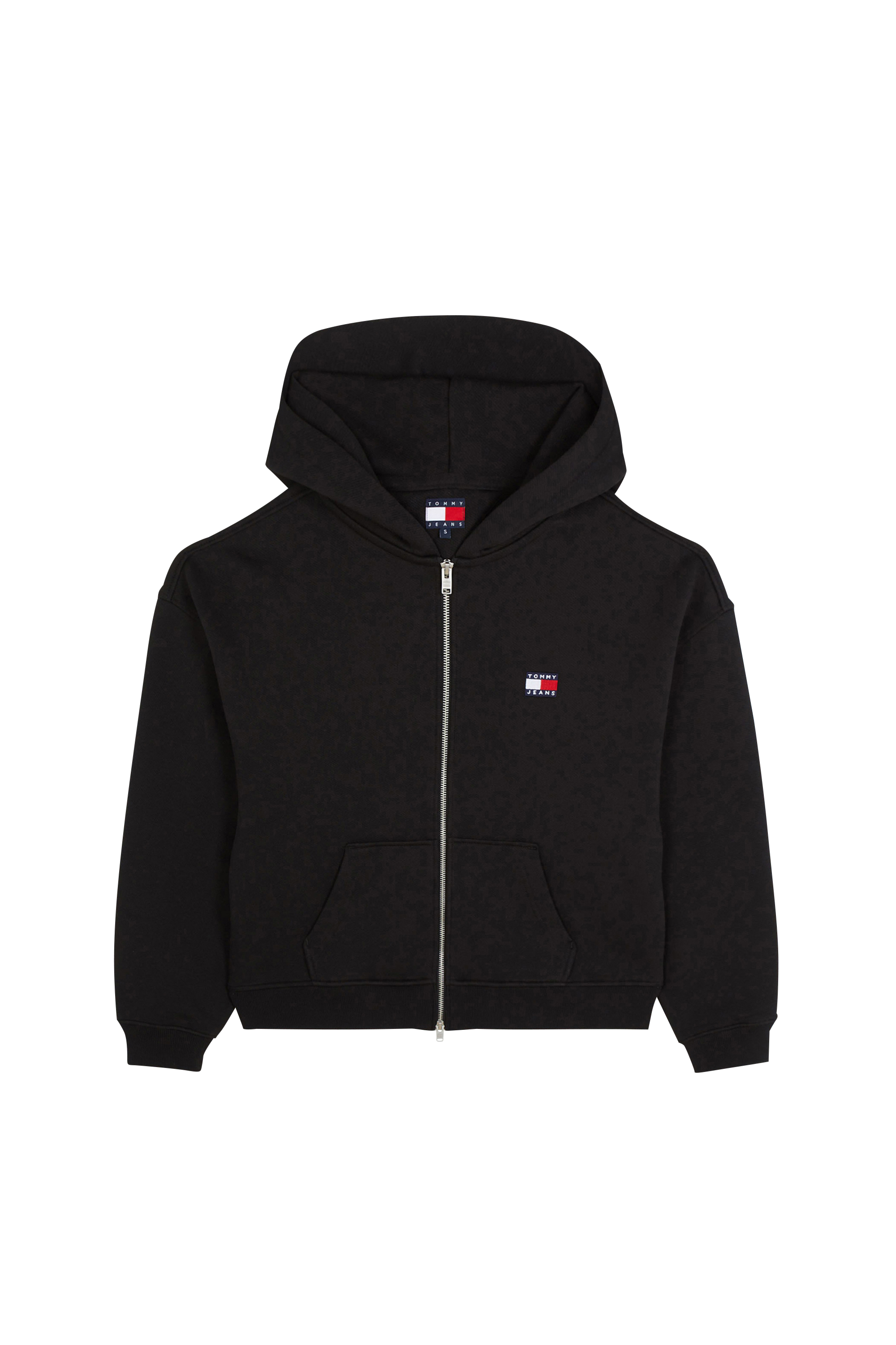 zip-up hoodie Black