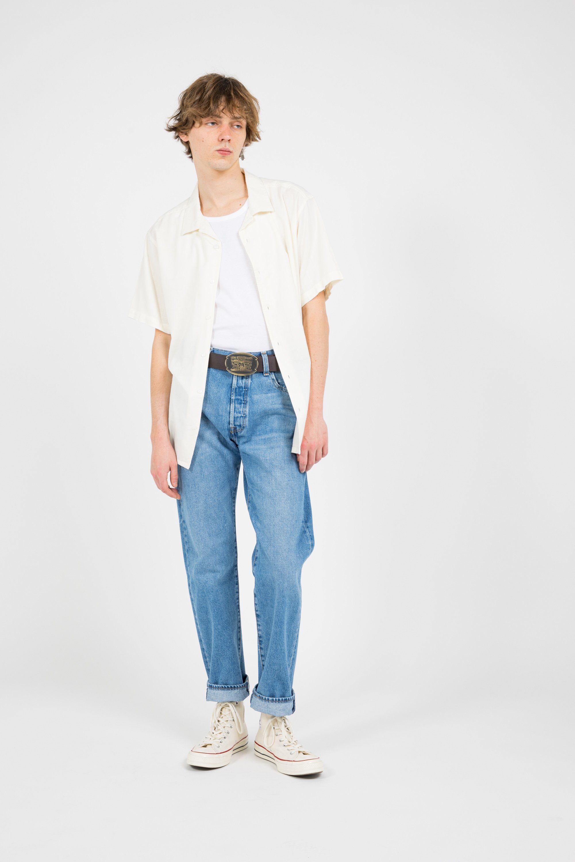 High-top sneakers Beige