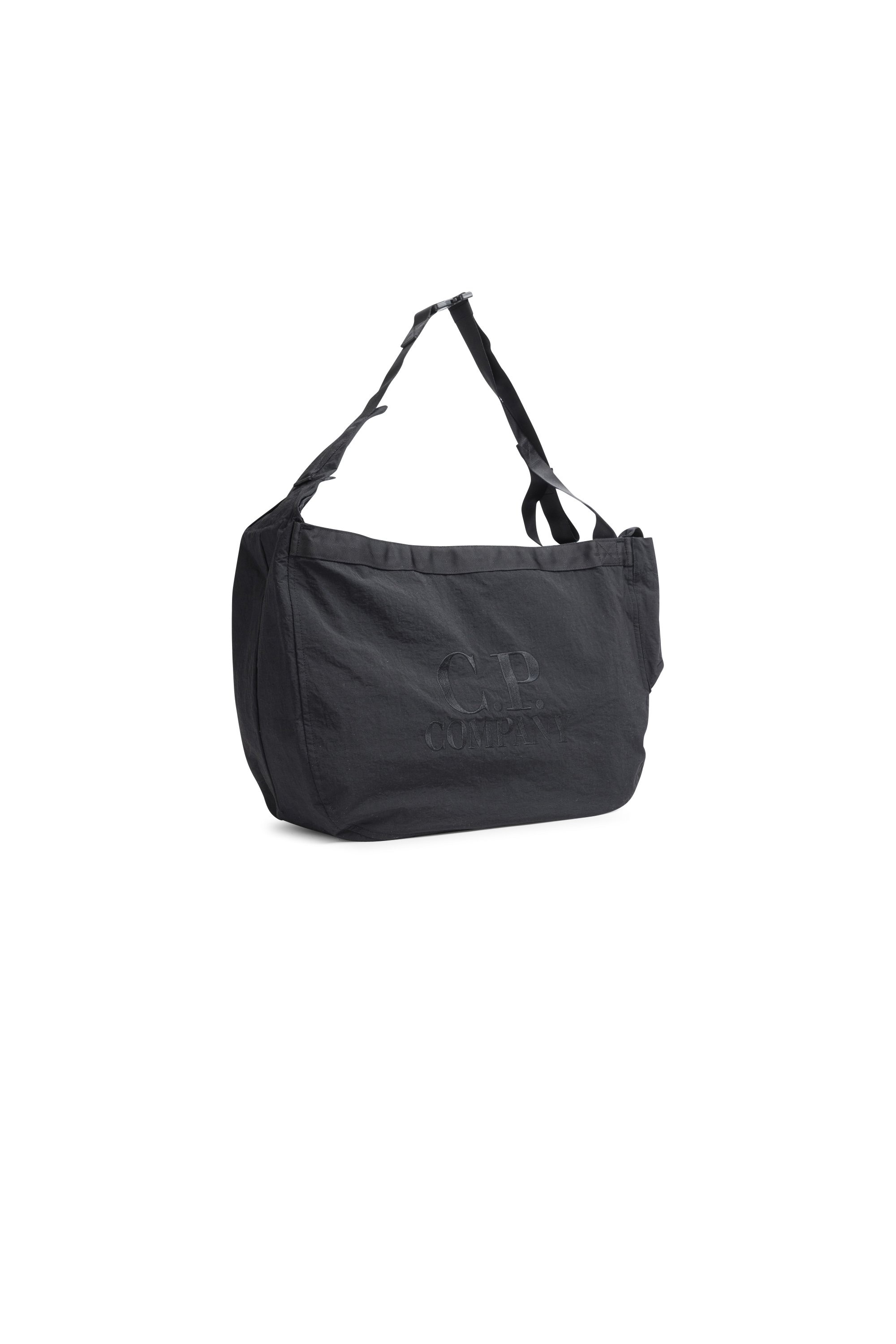 Straight checked wool-blend pants Black