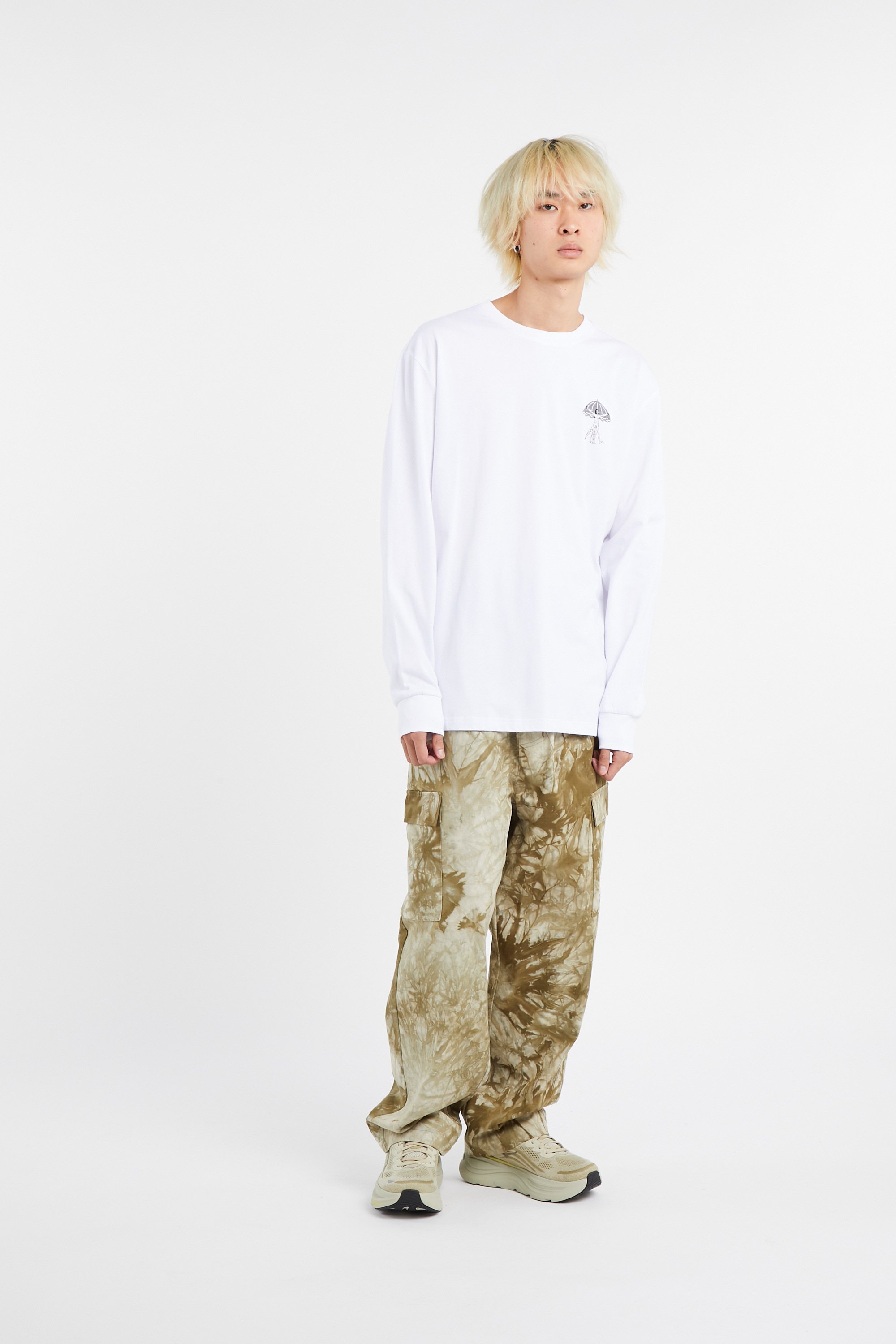 Regular-fit round-neck cotton T-shirt HELAS White