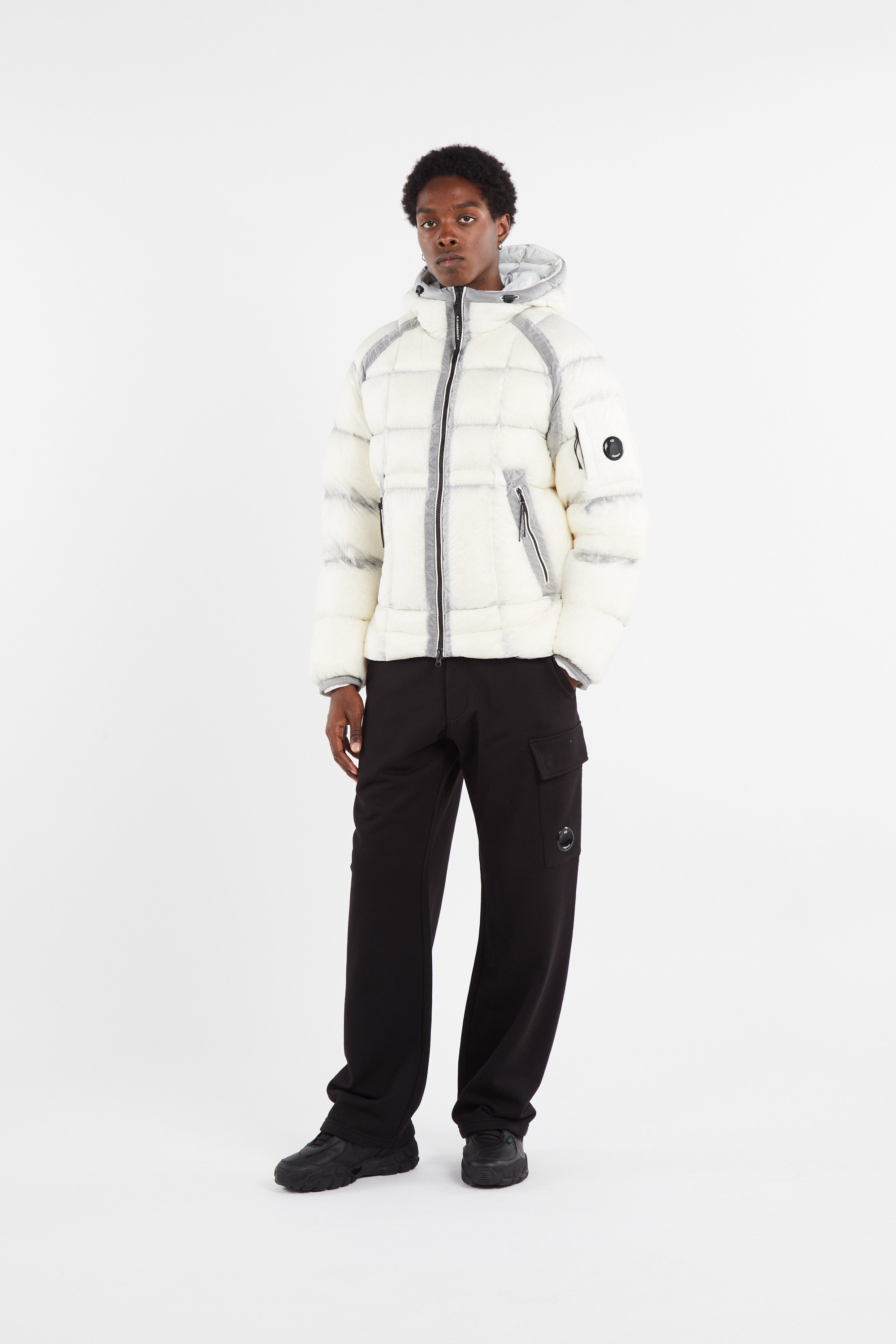 Lightweight quilted padded jacket with high neck Medium