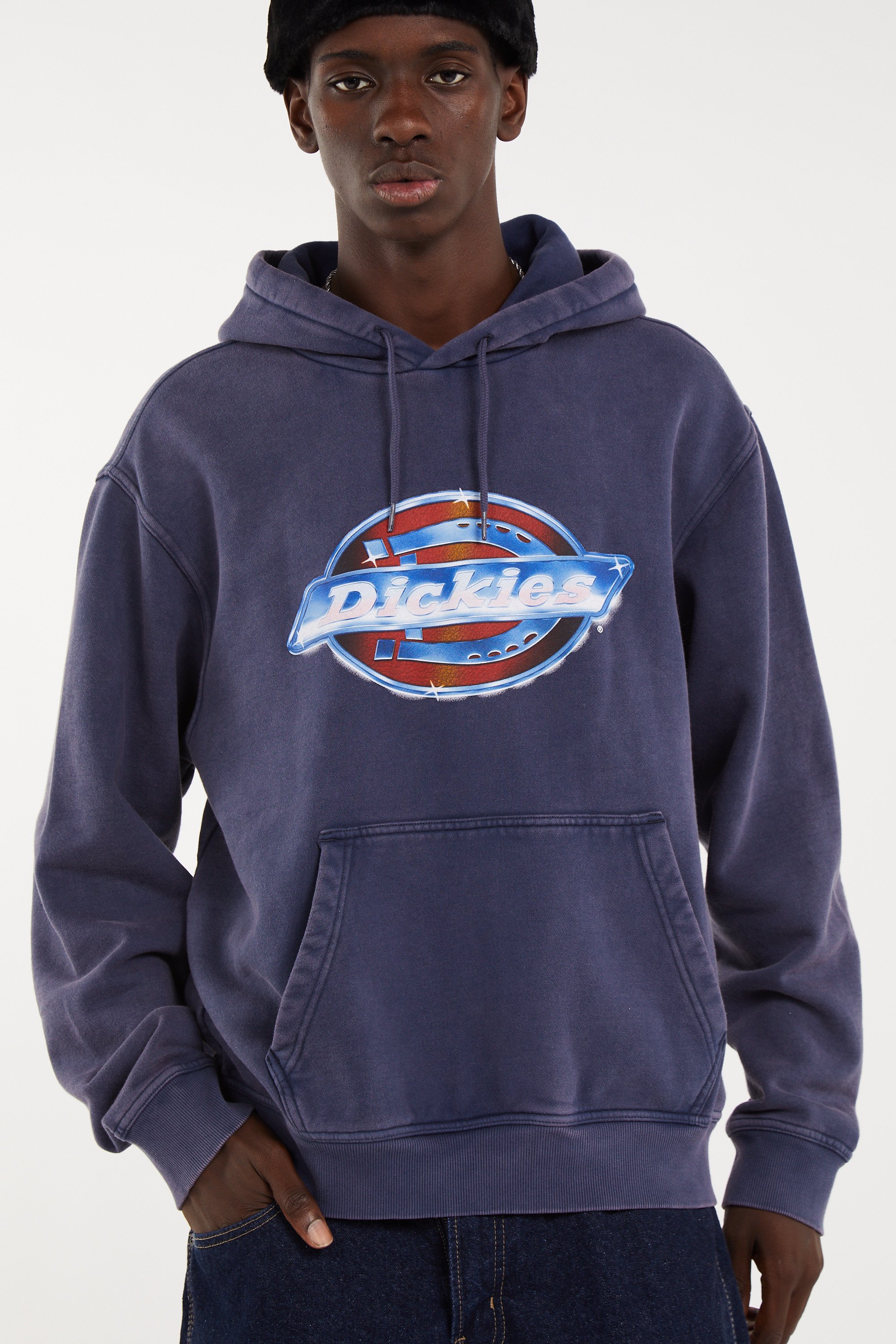Tommy badge sweatshirt | Blue DICKIES Men