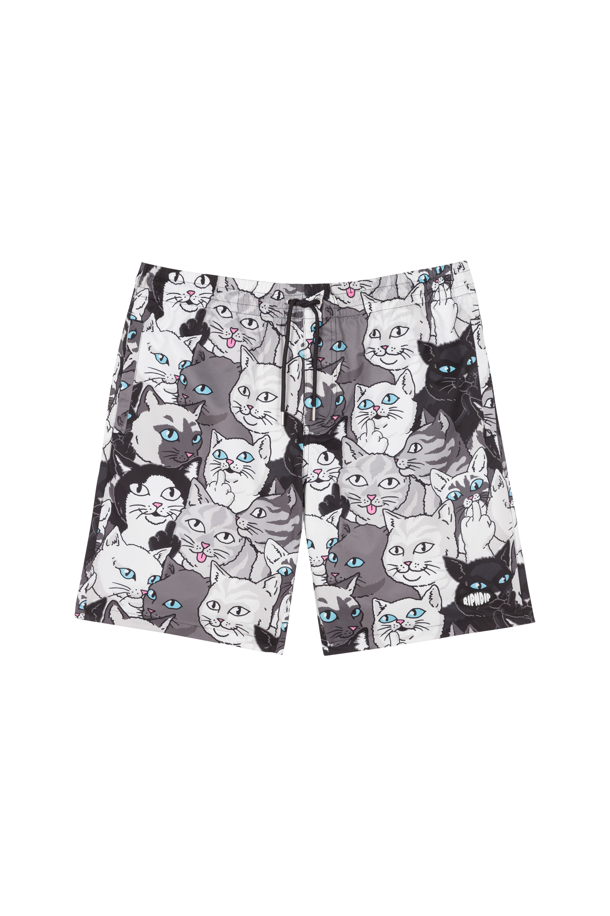 Plain swim shorts Black