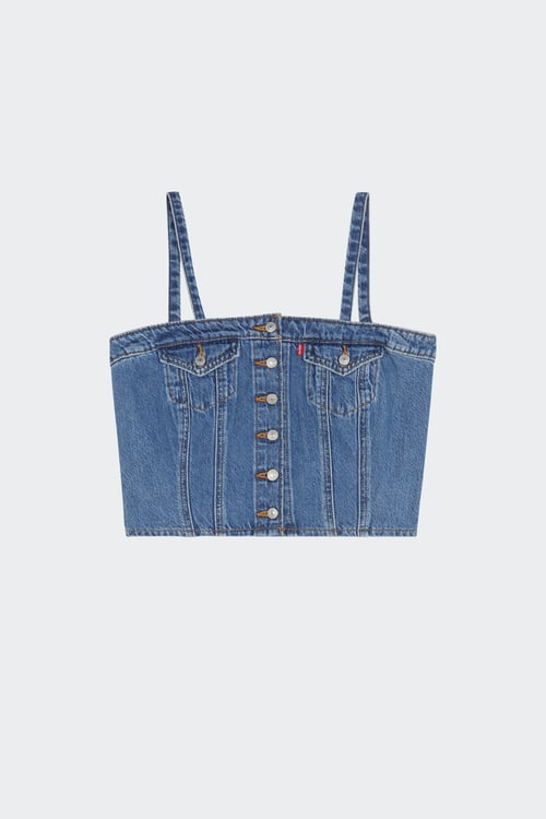 Bustier - Taille M Bleu