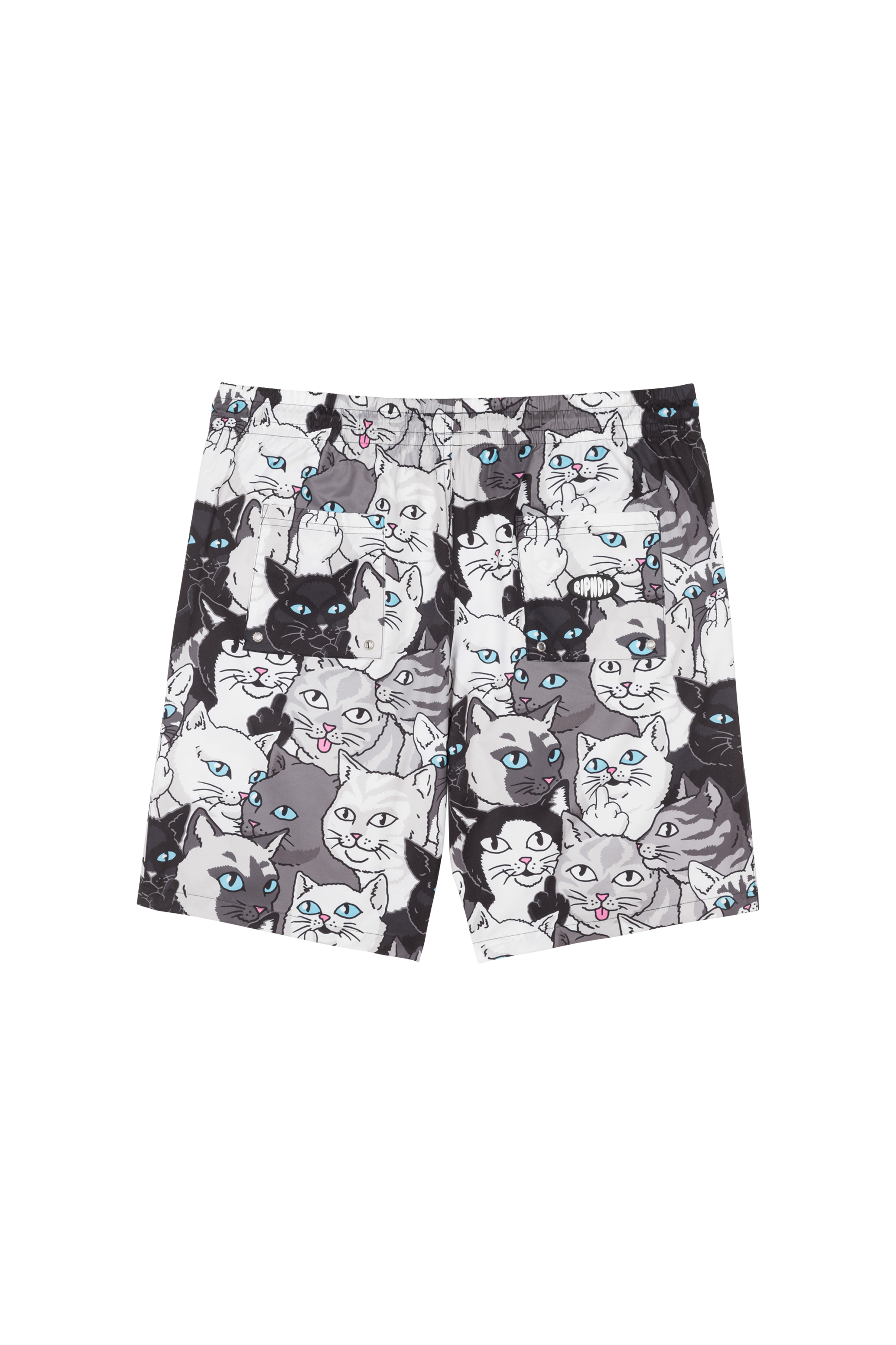 Plain swim shorts Black