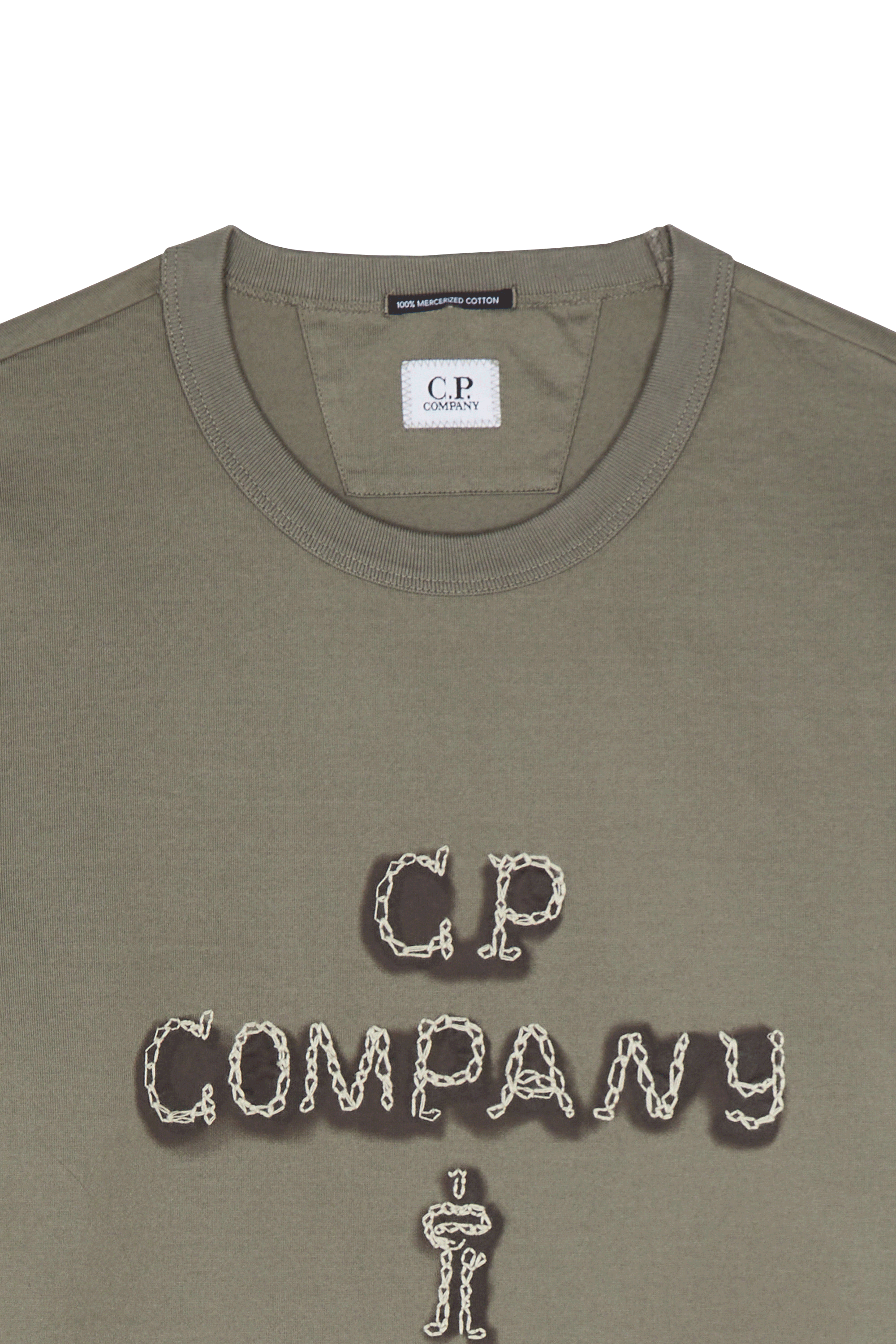 CP COMPANY｜SHORT-SLEEVED ROUND NECK T-SHIRTS (30/2 Merc T-shirt T-shirts short sleeve in mercerized jersey 30/2