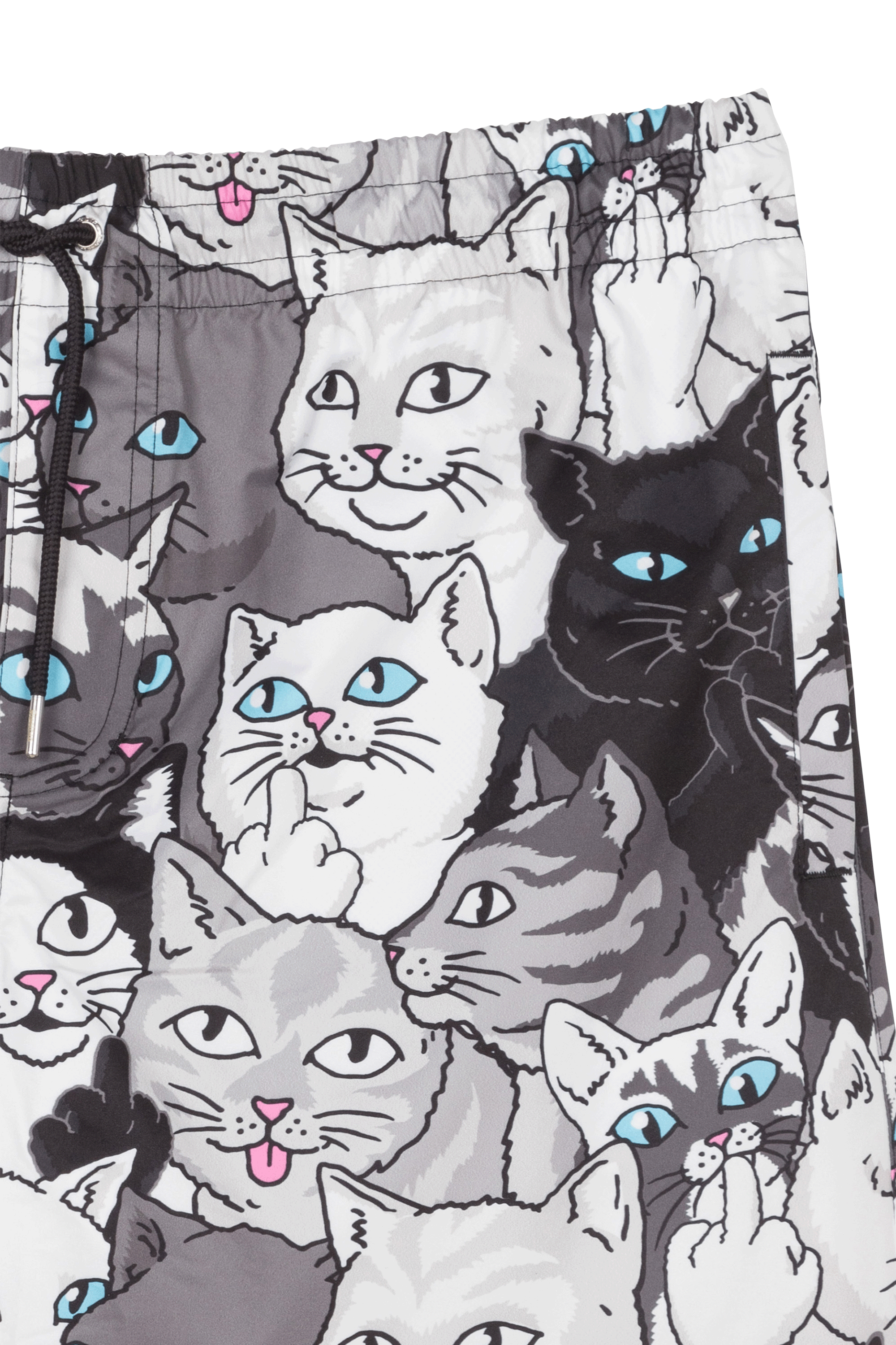 Plain swim shorts Black