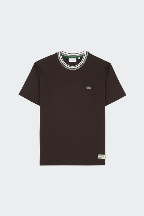 LACOSTE T-shirt Marron